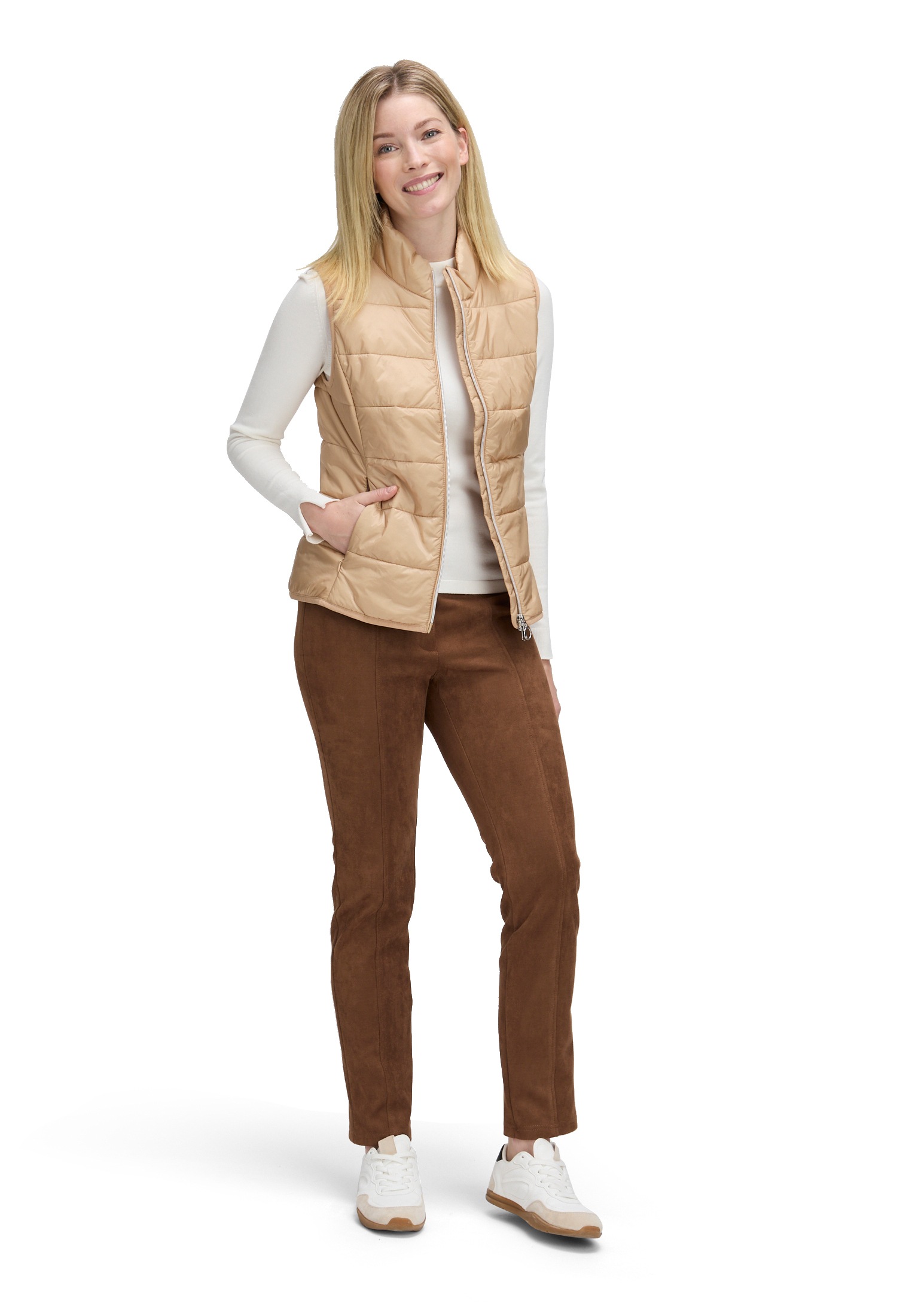 Betty Barclay Strickweste »Betty Barclay Damen Steppweste mit Reißverschluss«
