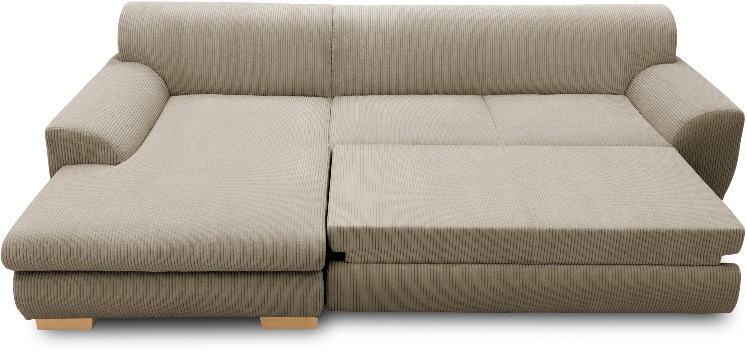 Home affaire Ecksofa »Nika L-Form«, wahlweise mit Bettfunktion, auch in Cord
