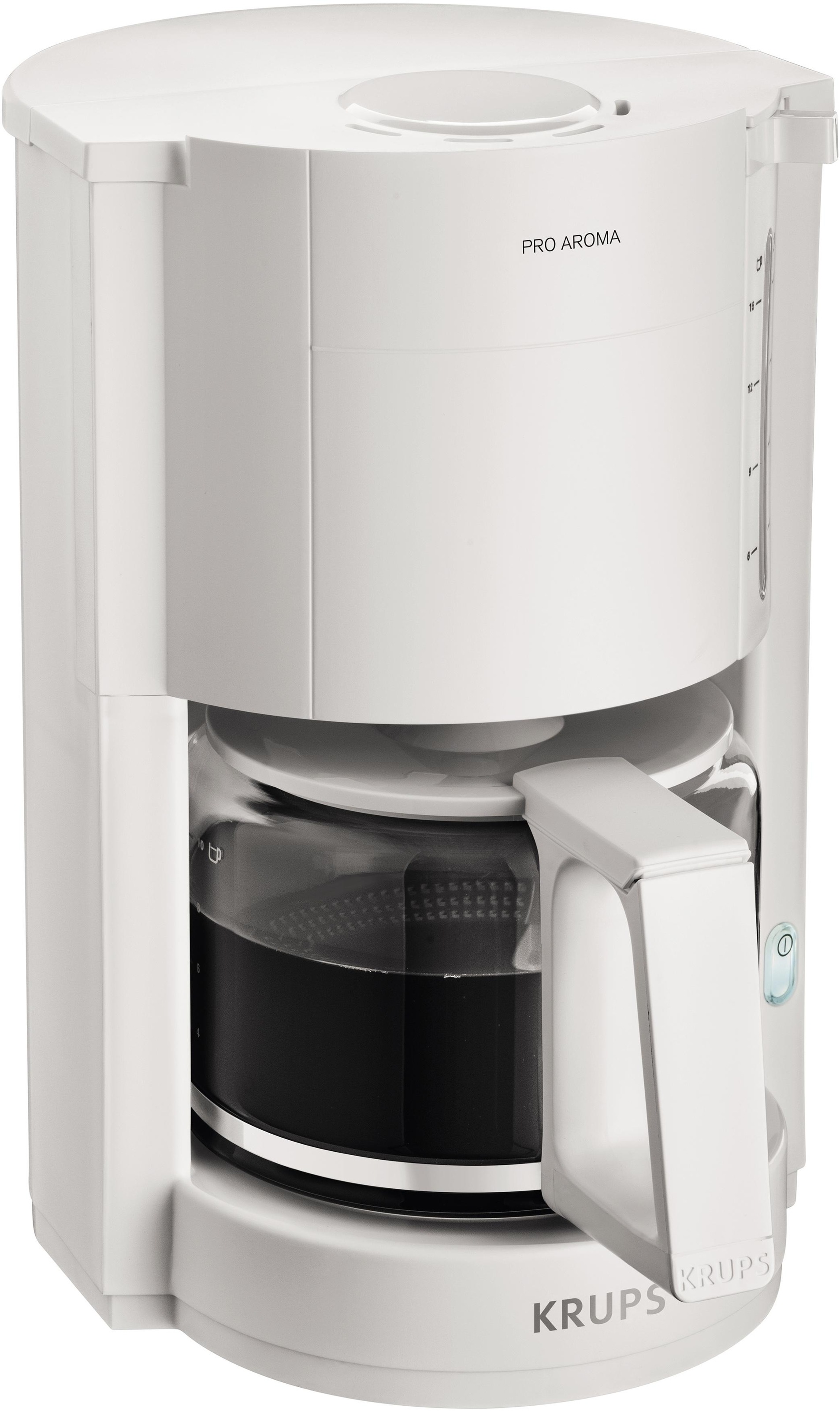 Krups Filterkaffeemaschine »F30908 Pro Aroma«, mit Glaskanne, 1,25L Füllmenge, 10-15 Tassen, 1050W