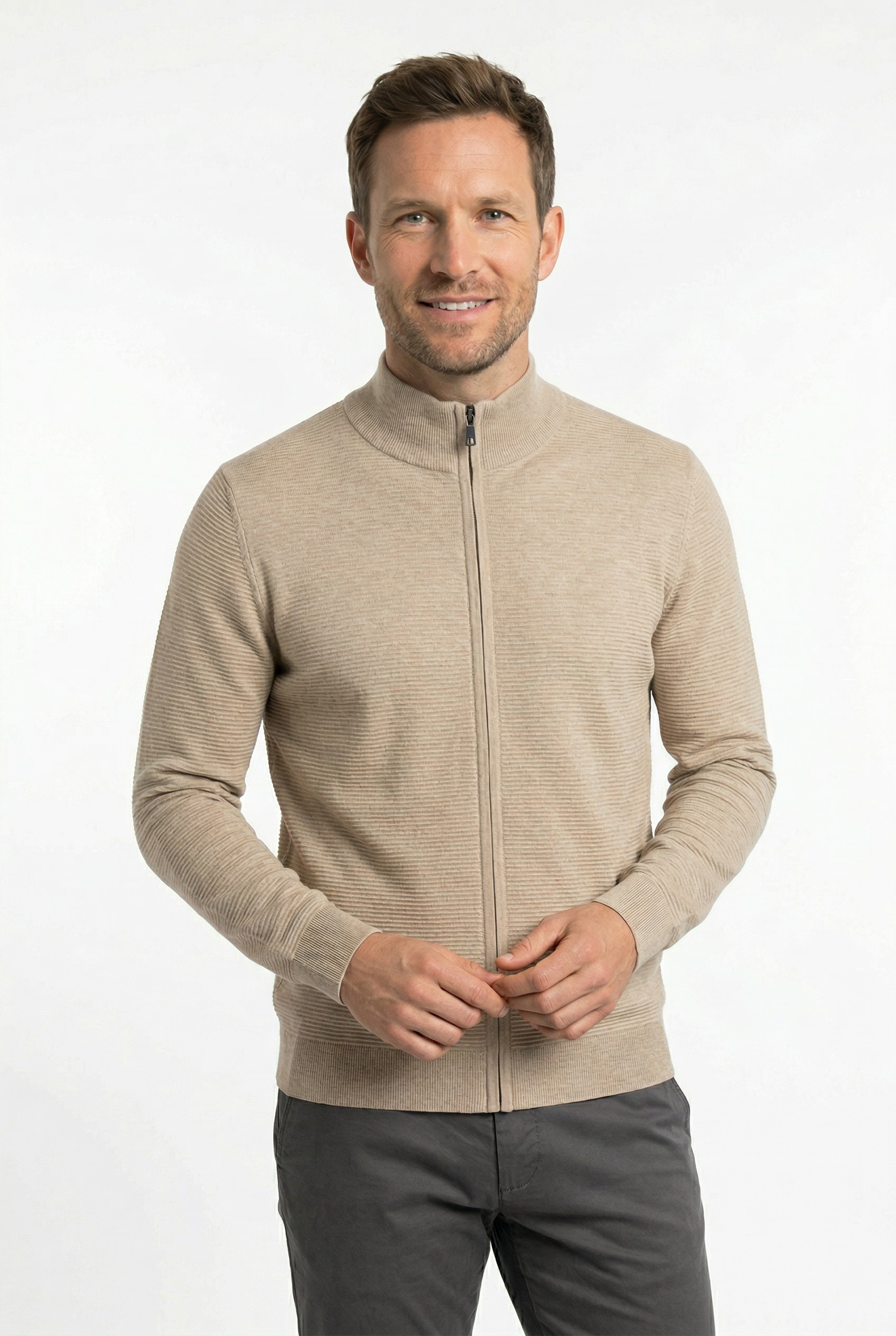 OLYMP Strickjacke »OLYMP Strick Casual«