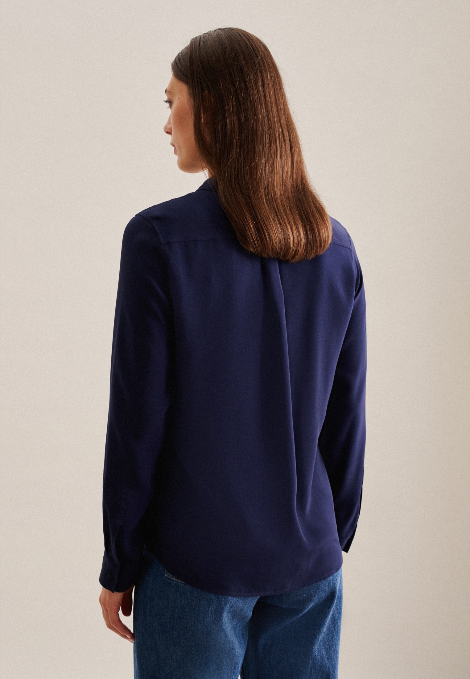 seidensticker Hemdbluse, 1/1 Uni günstig online kaufen