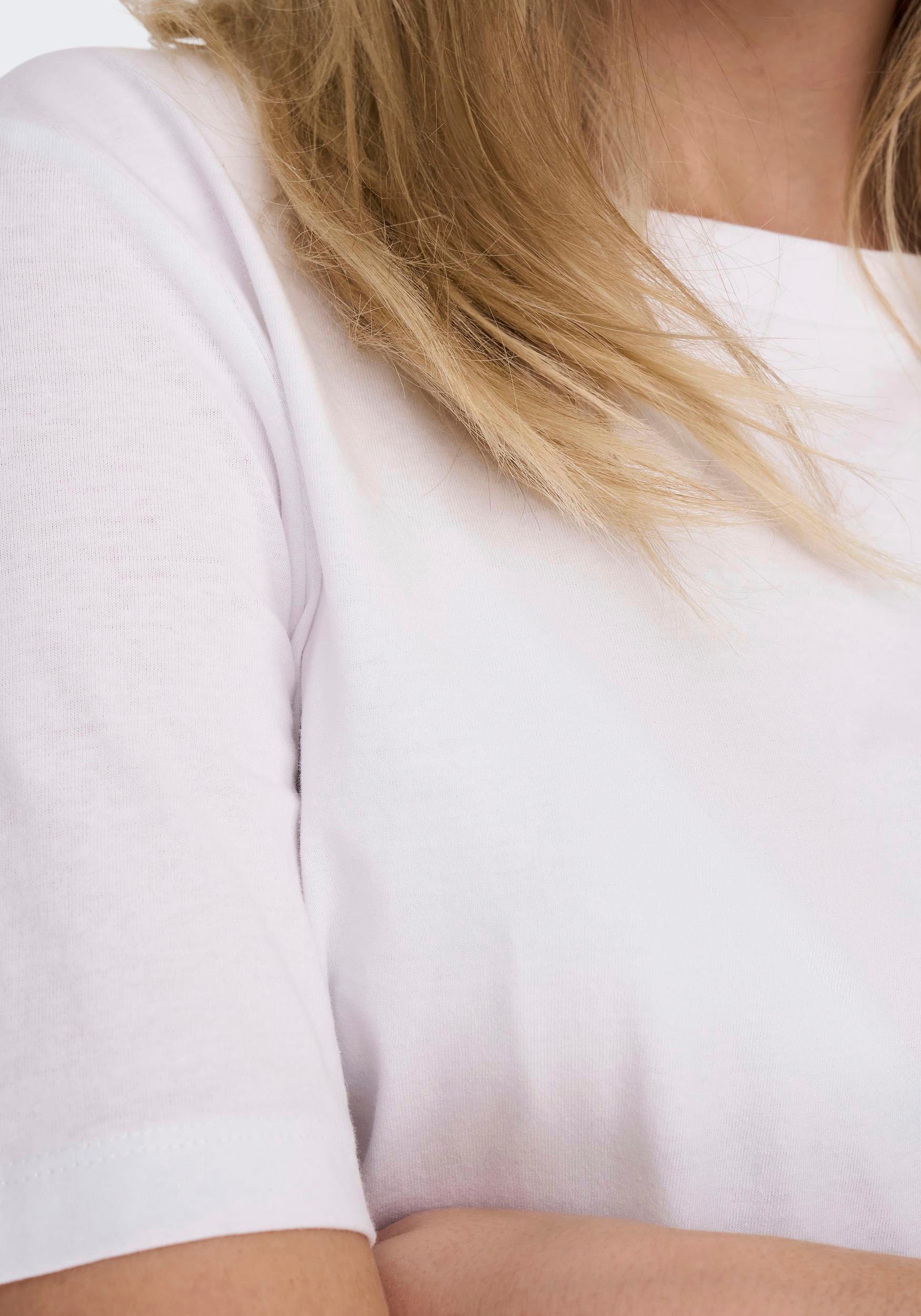 ONLY Kurzarmshirt "ONLONLY S/S TEE JRS NOOS" regular fit, casual, Single Je günstig online kaufen