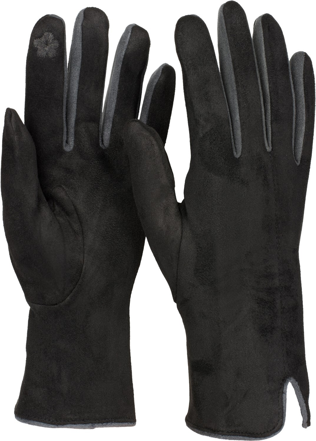 styleBREAKER Fleecehandschuhe "Touchscreen Handschuhe Kontrast" 1 Stk.