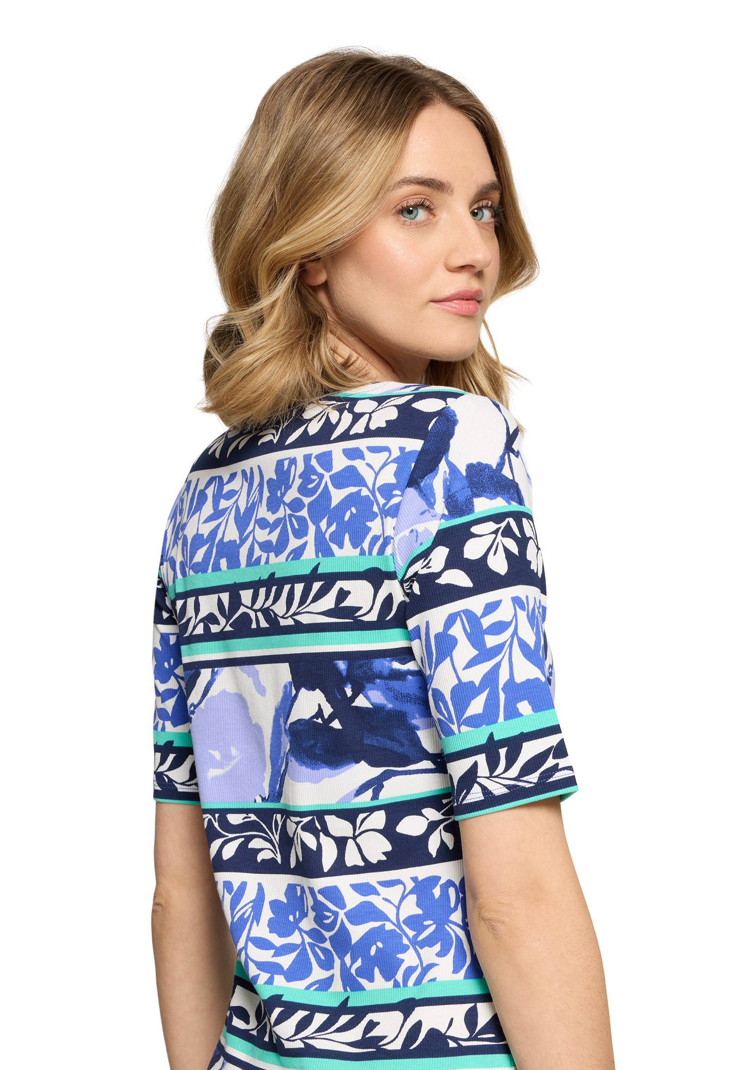 Betty Barclay Kurzarmshirt »Damen mit Rippenstruktur« 1 tlg.