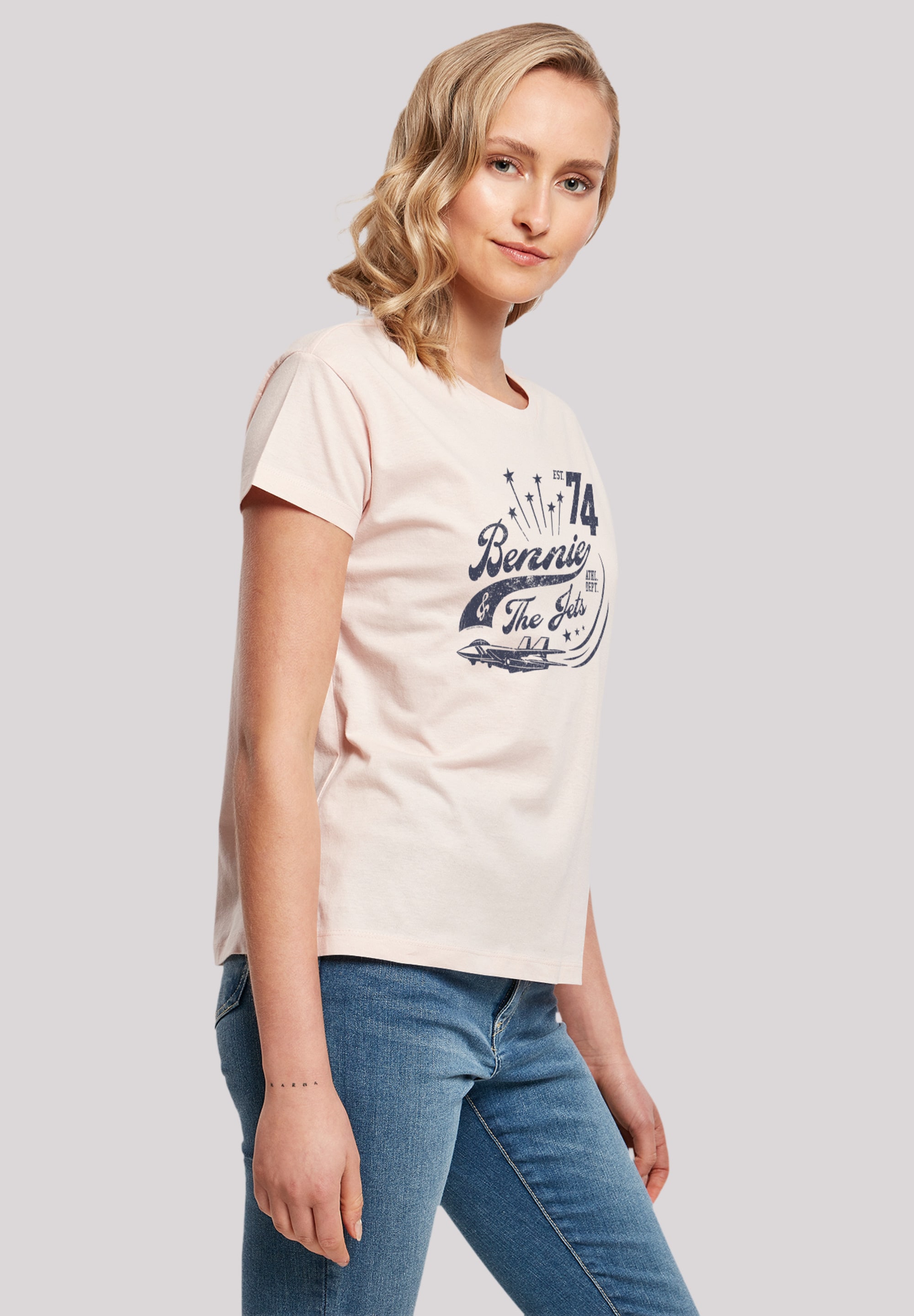 F4NT4STIC T-Shirt »Elton John Bennie And The Jets«, Musik, Band, Logo