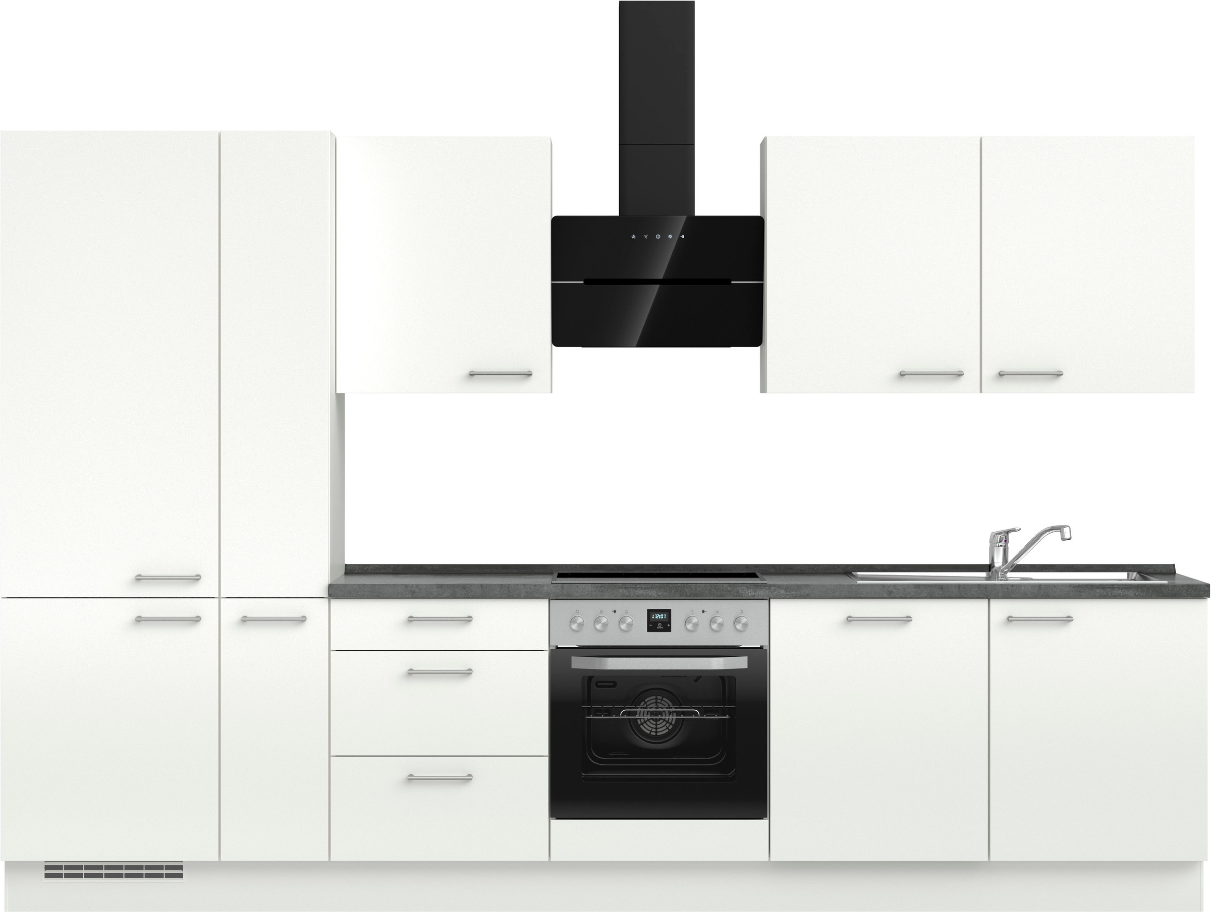nobilia Küchenzeile ""Laser II", Ausrichtung wählbar, Breite 330 cm", vormo günstig online kaufen