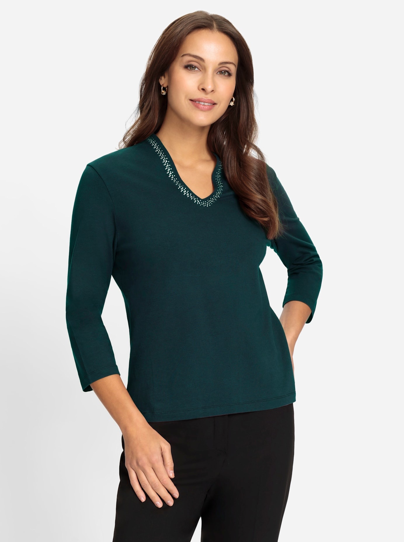 Lady V-Shirt "V-Shirt", (1 tlg.) günstig online kaufen