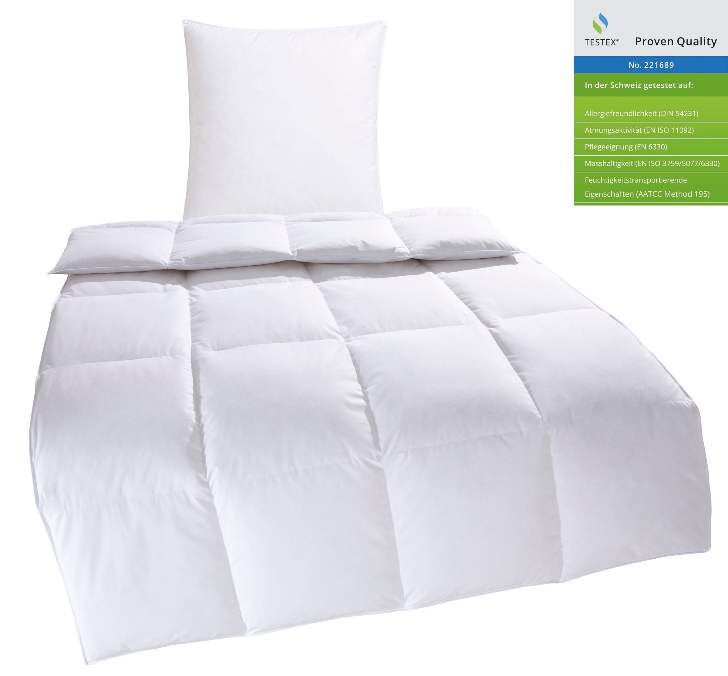 OTTO home Kassettenbett + Kopfkissen "RINA, Bettdecke in 135x200 & 155x220 günstig online kaufen