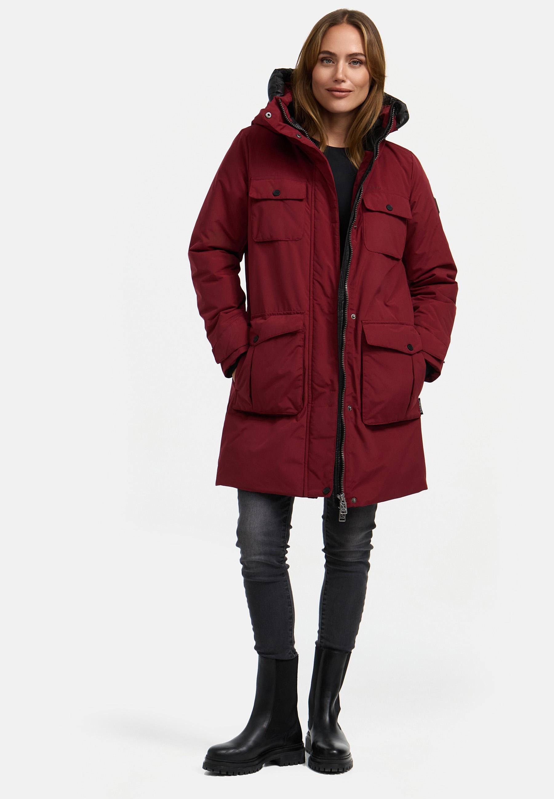 Navahoo Winterjacke »Eissturm 14«, mit Kapuze, Wasserabweisende Jacke mit Kapuze