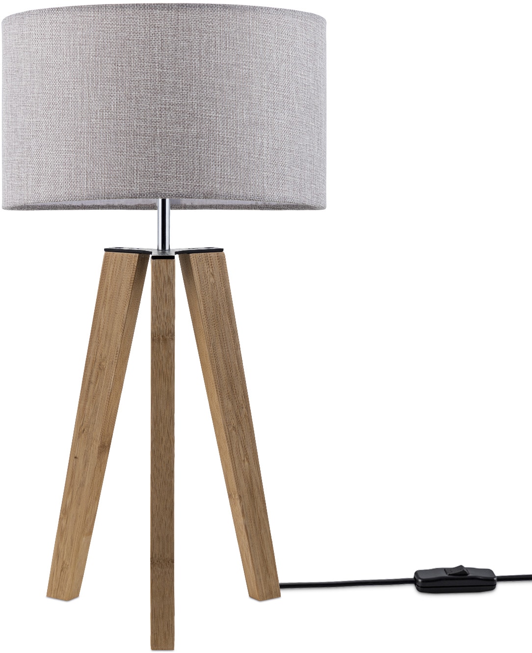 BAUR Lampe | uni Wohnzimmer LED Home »Canvas Vintage Paco E27 Fuß Stehlampe Stil Color«, flammig-flammig, 1 Skandinavischer Tischleuchte