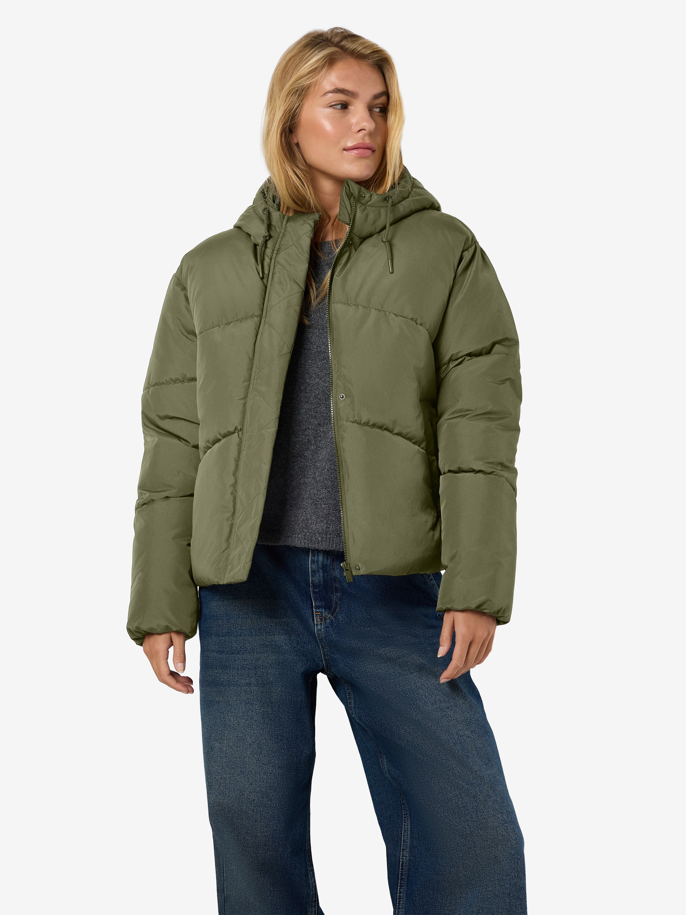 Noisy may Steppjacke "NMTENNA L/S SHORT JACKET NOOS", mit Kapuze günstig online kaufen