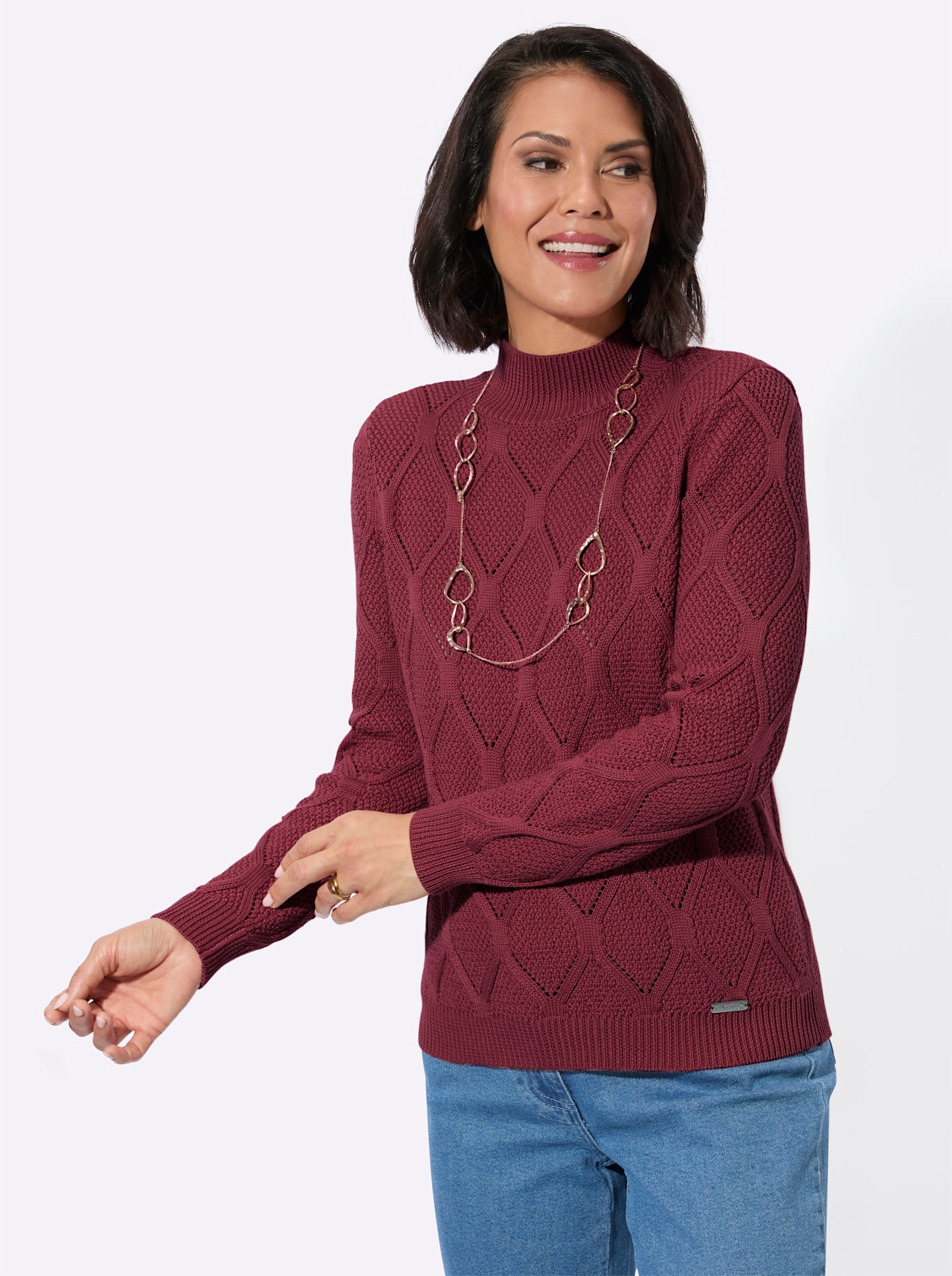 Casual Looks Stehkragenpullover "Stehkragen-Pullover"