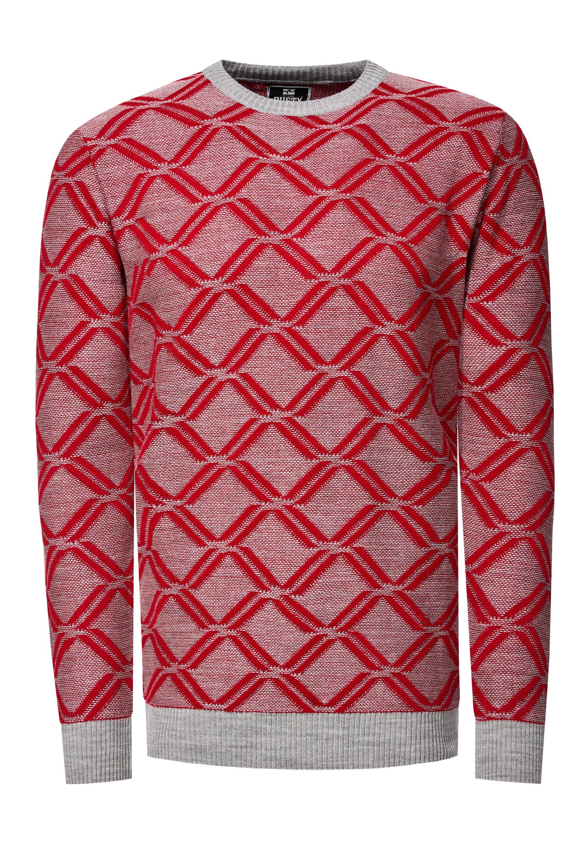 Rusty Neal Strickpullover, in tollem Karo-Design