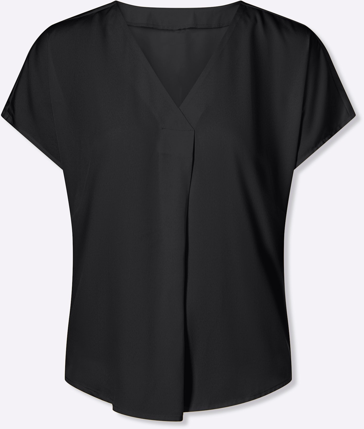 Classic Basics Damen Schlupfbluse Schwarz Gr. 52 3