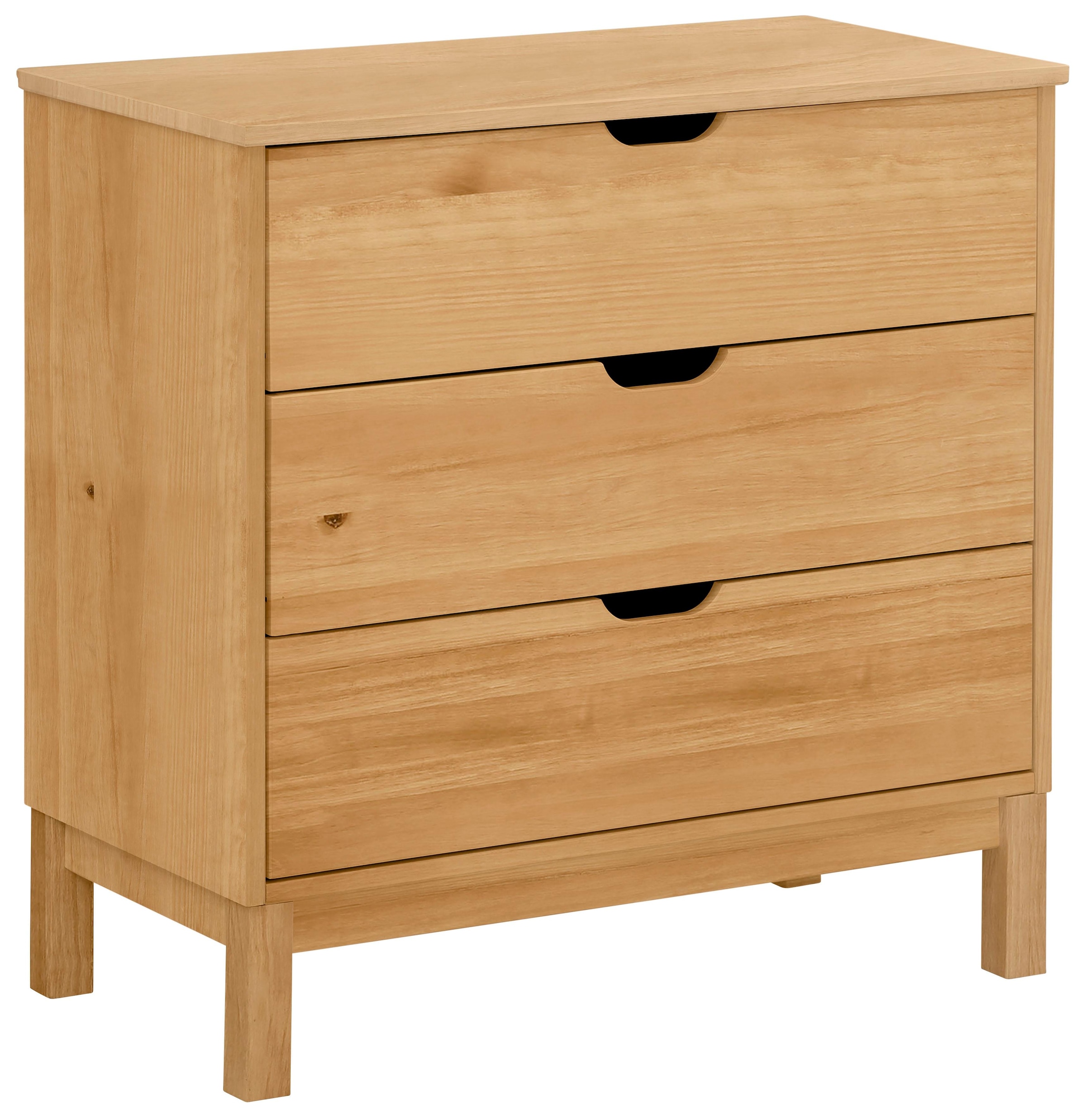 OTTO home Kommode "Post" aus massivem Kiefernholz, mit Stauraummöglichkeiten, Breite 76 cm