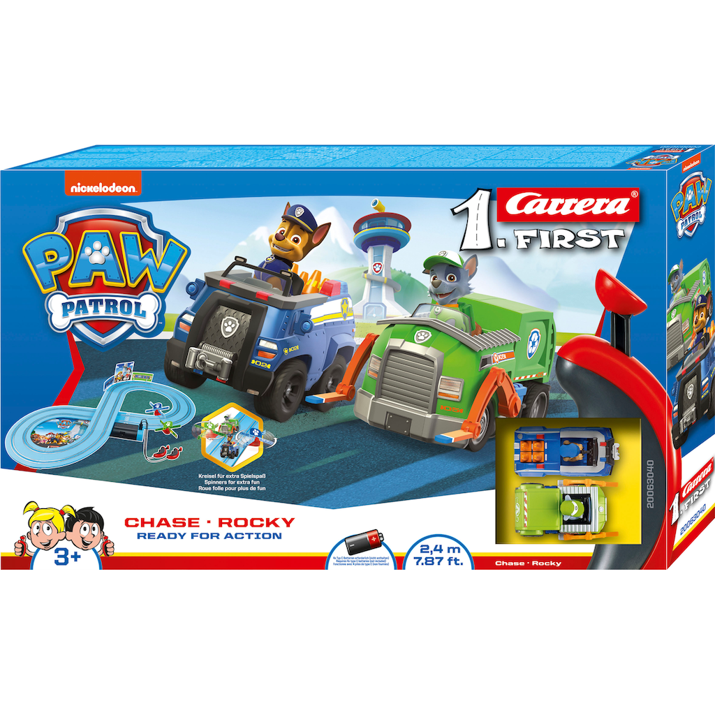 Carrera® Autorennbahn »Carrera® First PAW Patrol - Ready for Action«, (Set)