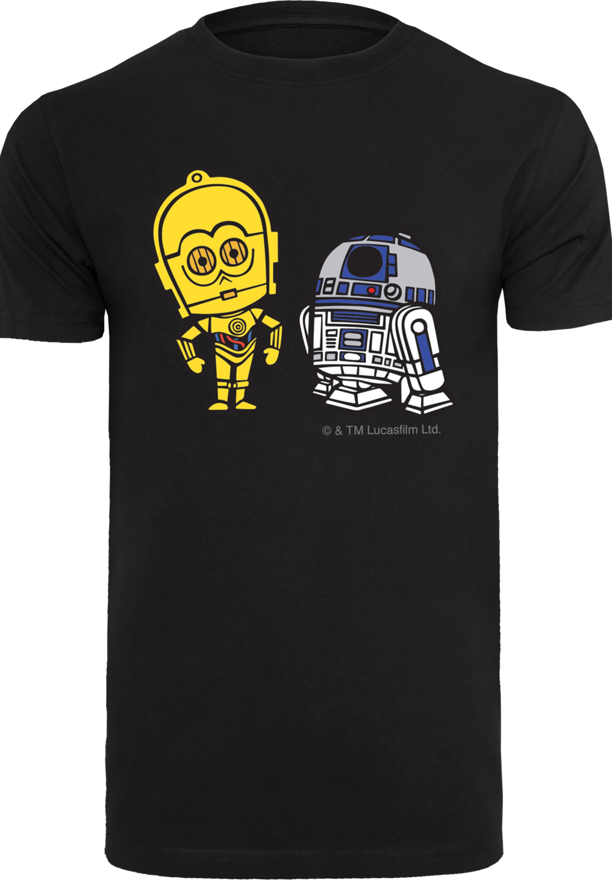 F4NT4STIC T-Shirt »Star Wars Resistance Droids Chest Print«, Herren,Premium Merch,Regular-Fit,Basic,Bedruckt