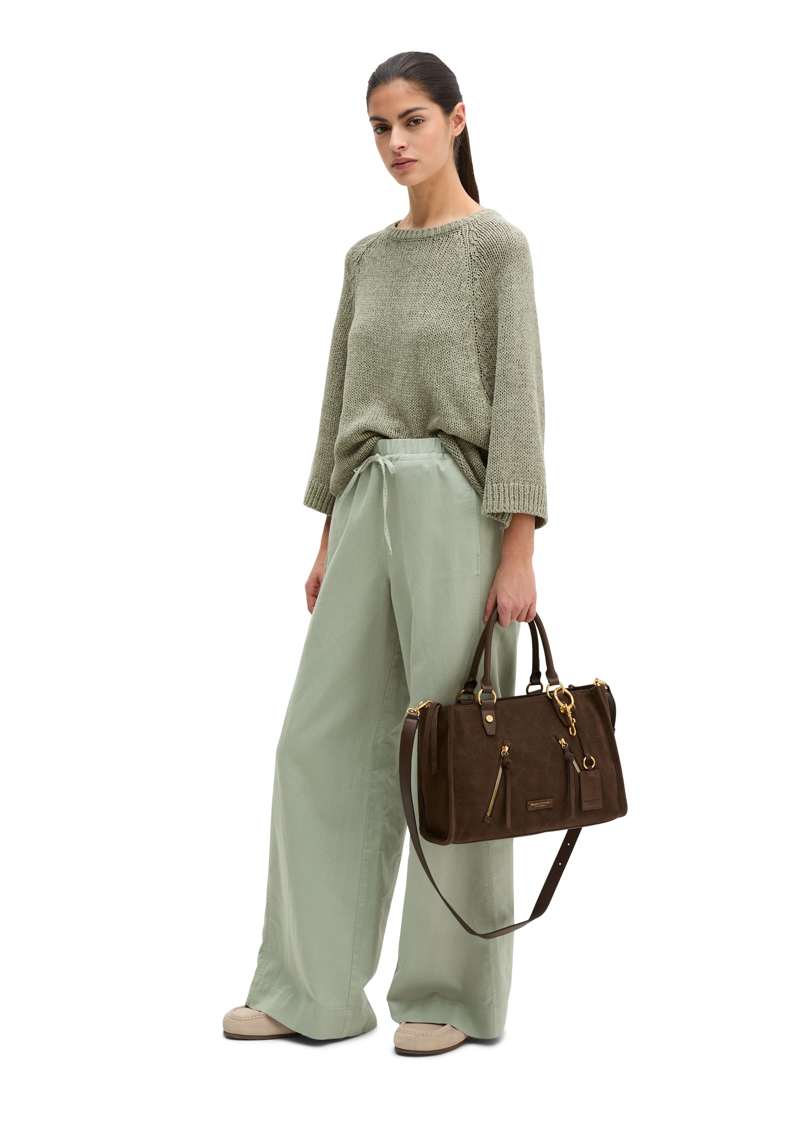 Marc O'Polo Shopper »aus weichem Veloursleder«