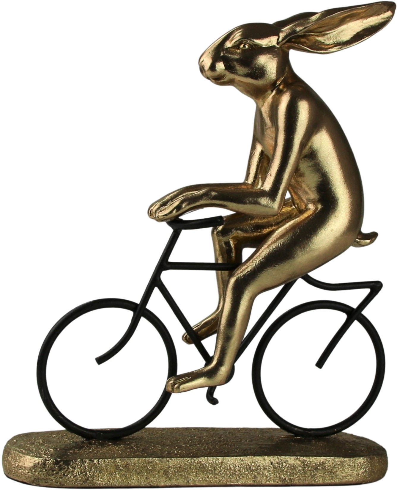 AM Design Osterhase "Osterfigur, Hase auf Fahrrad, Frühjahrsdeko", Osterdekoration, Dekofigur