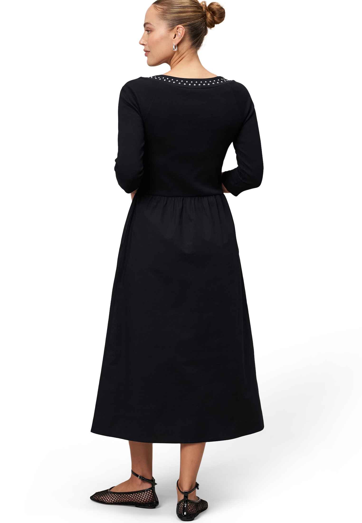 Zero Midikleid »zero Midikleid A-Linie mit Nieten«, weiteres Detail