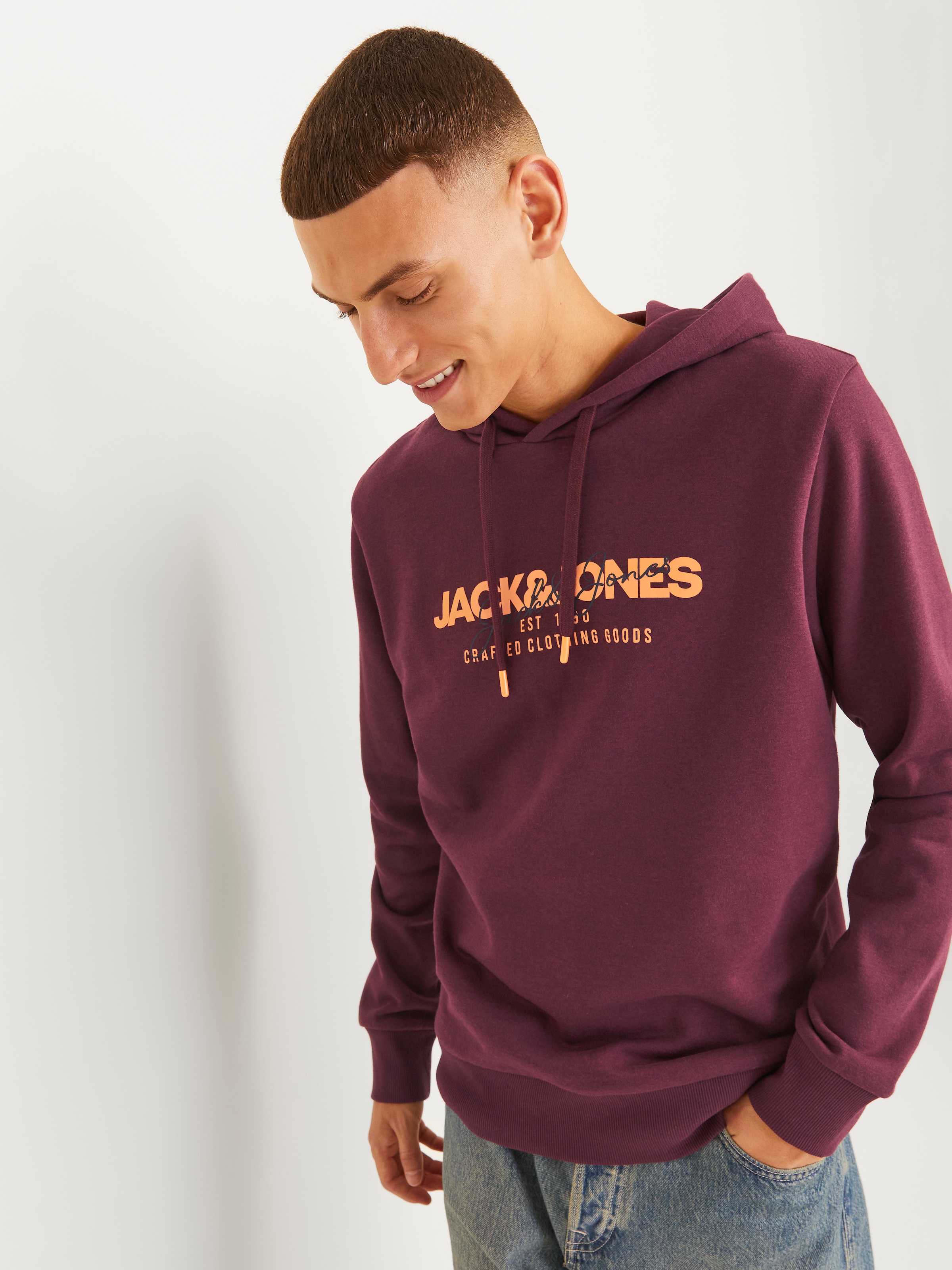 Jack & Jones Kapuzensweatshirt "JJALVIS SWEAT HOOD" günstig online kaufen