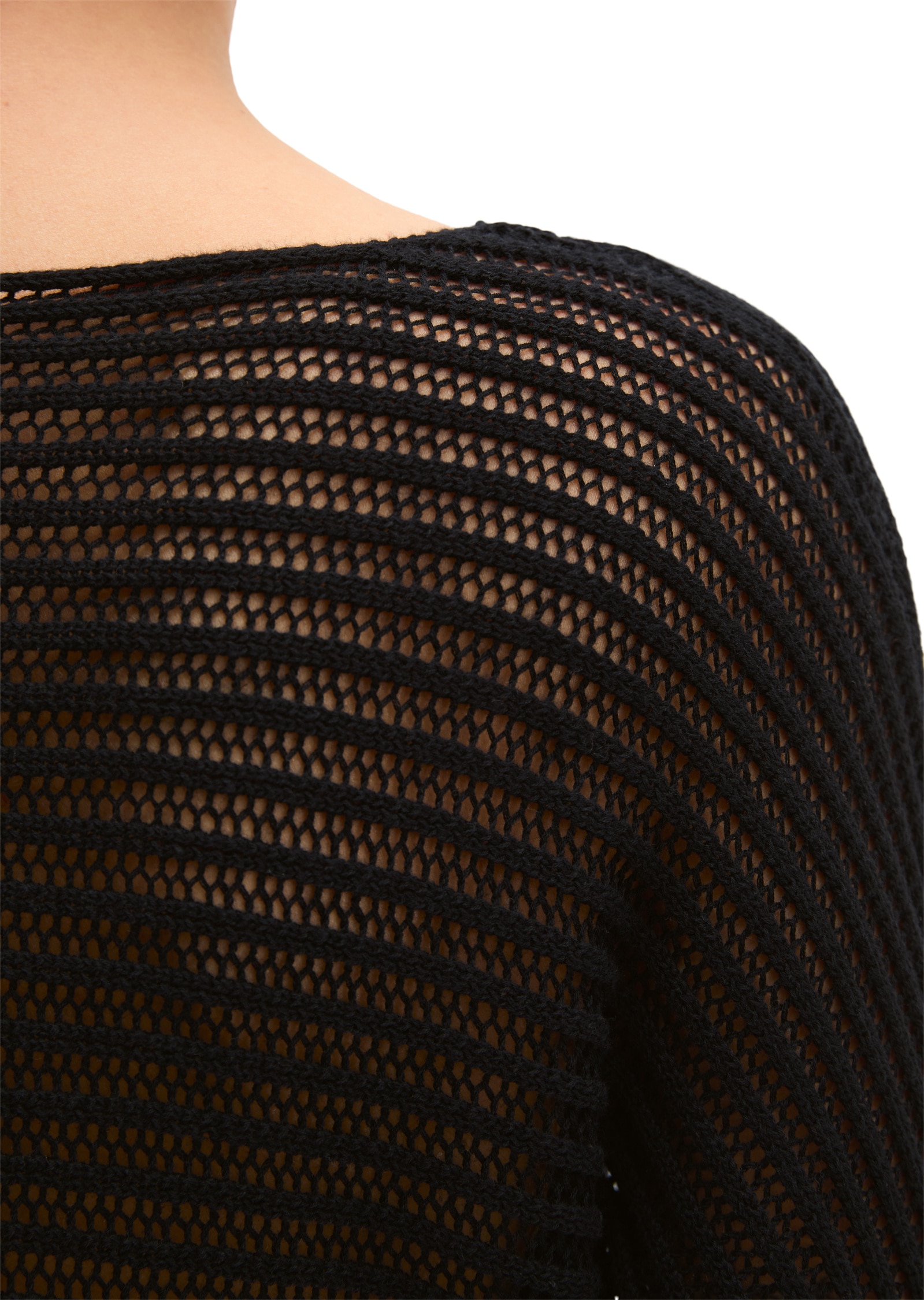 Marc O'Polo Strickpullover »aus Bio-Baumwolle-Leinen-Mix«