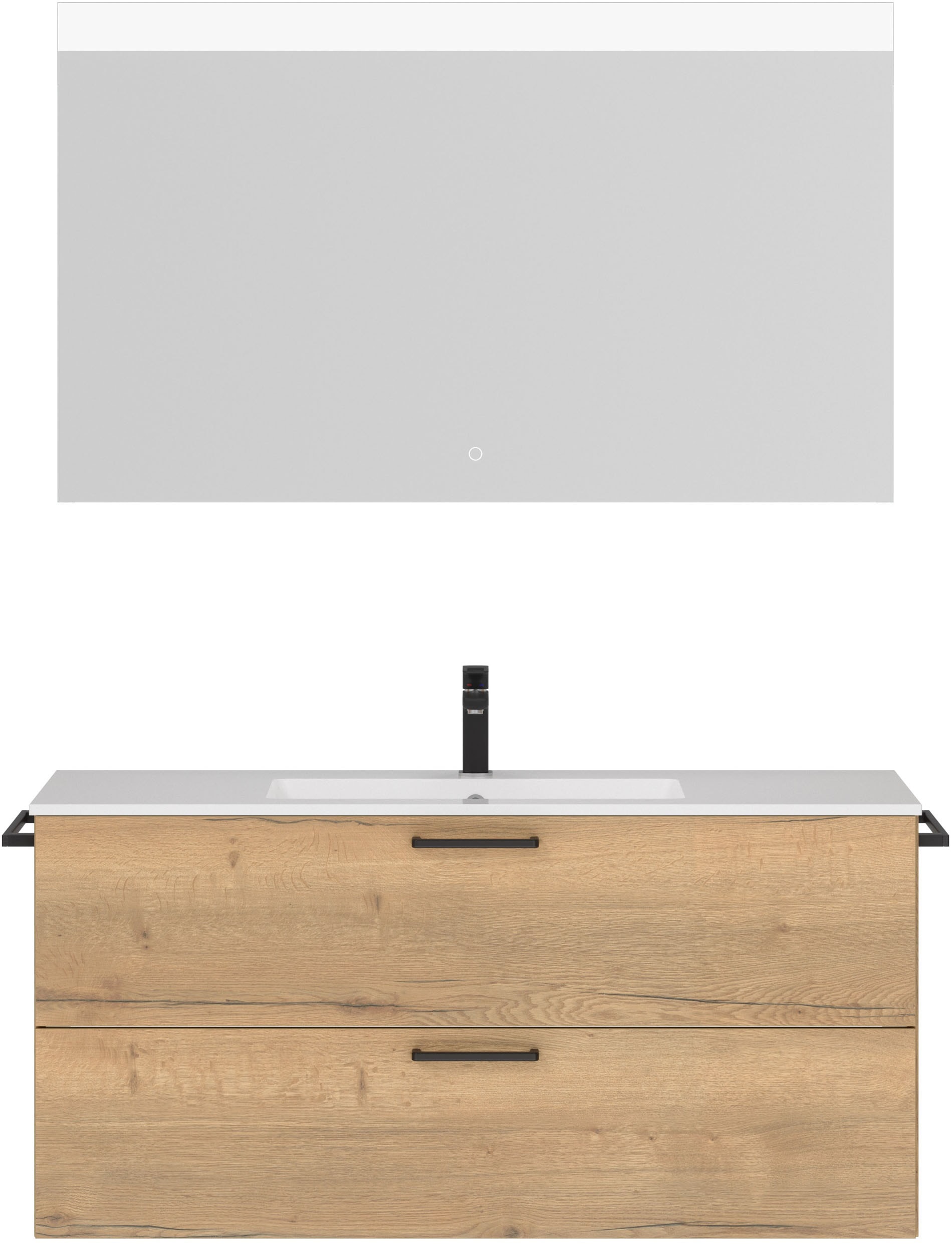 nobilia Badmöbel-Set "Tolvina", (2 St., vormontiert, mit Soft-Close), inkl. günstig online kaufen