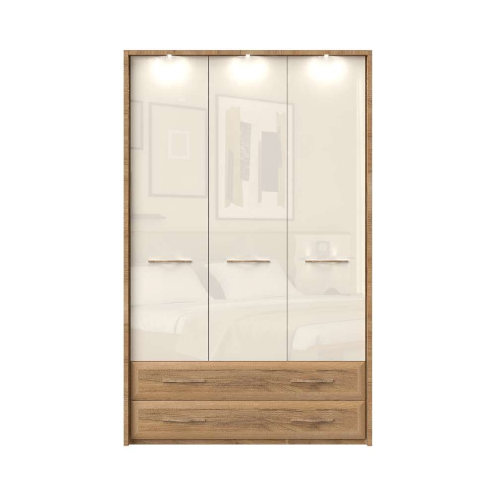 OTTO home Kleiderschrank "Gala, beige hochglänzend UV lackiert, kratzfest, günstig online kaufen