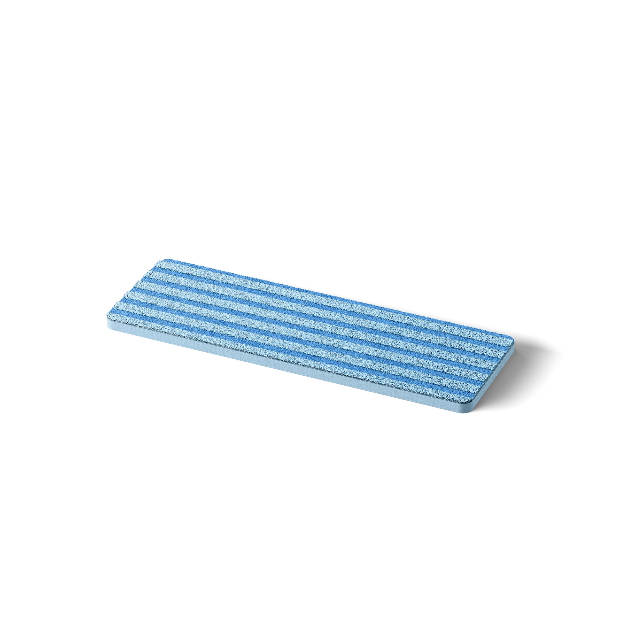 PHILIPS Mikrofaserpad "OneUp Ersatzpad XV1883/10", B:12cm H:2mm L:35cm, blau, Putztücher, Speziell für Fliesen, Stein- und Betonböden entwickelt