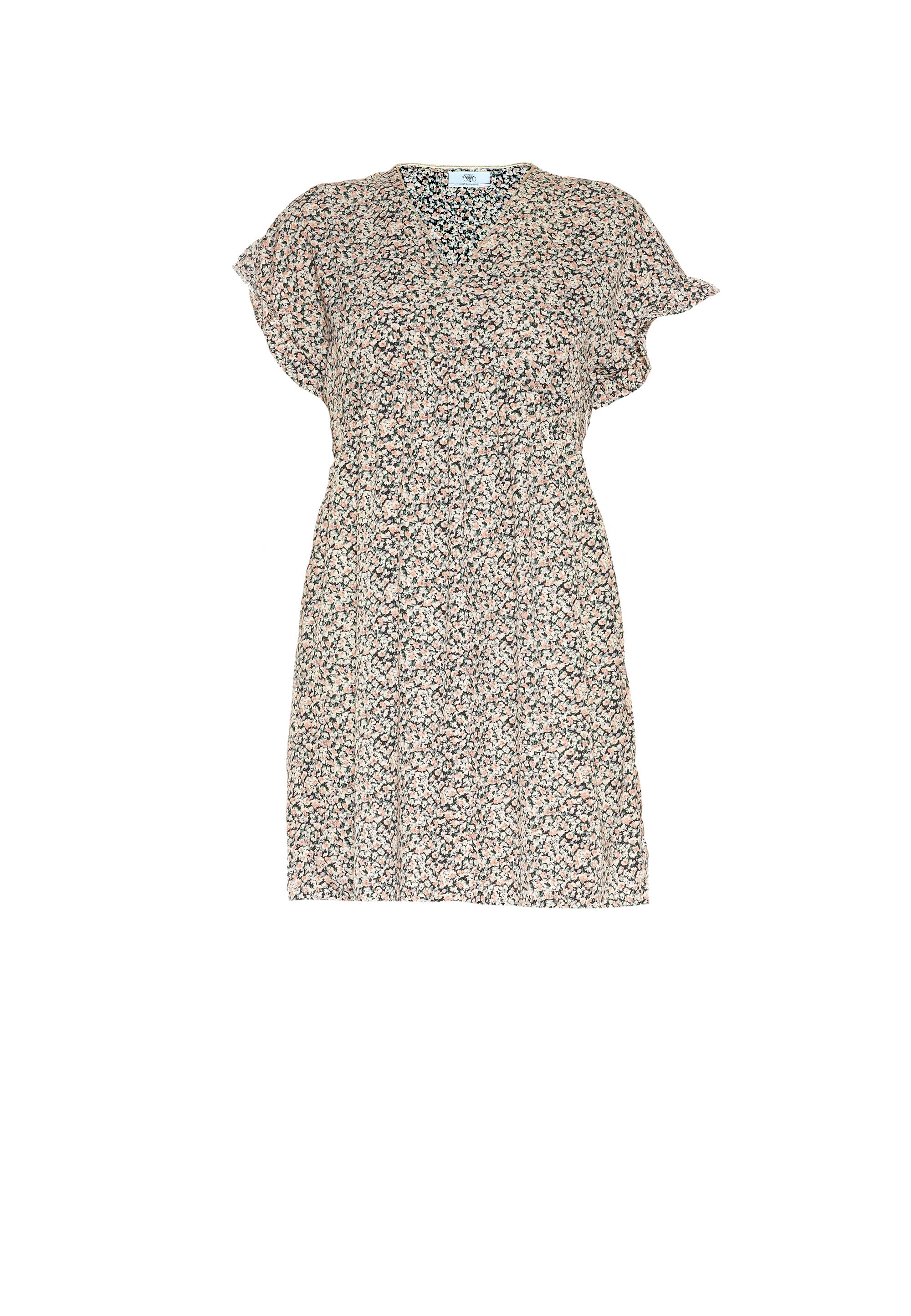 Le Temps Des Cerises Jerseykleid »ANDREAZ«, mit filigranem Alloverprint