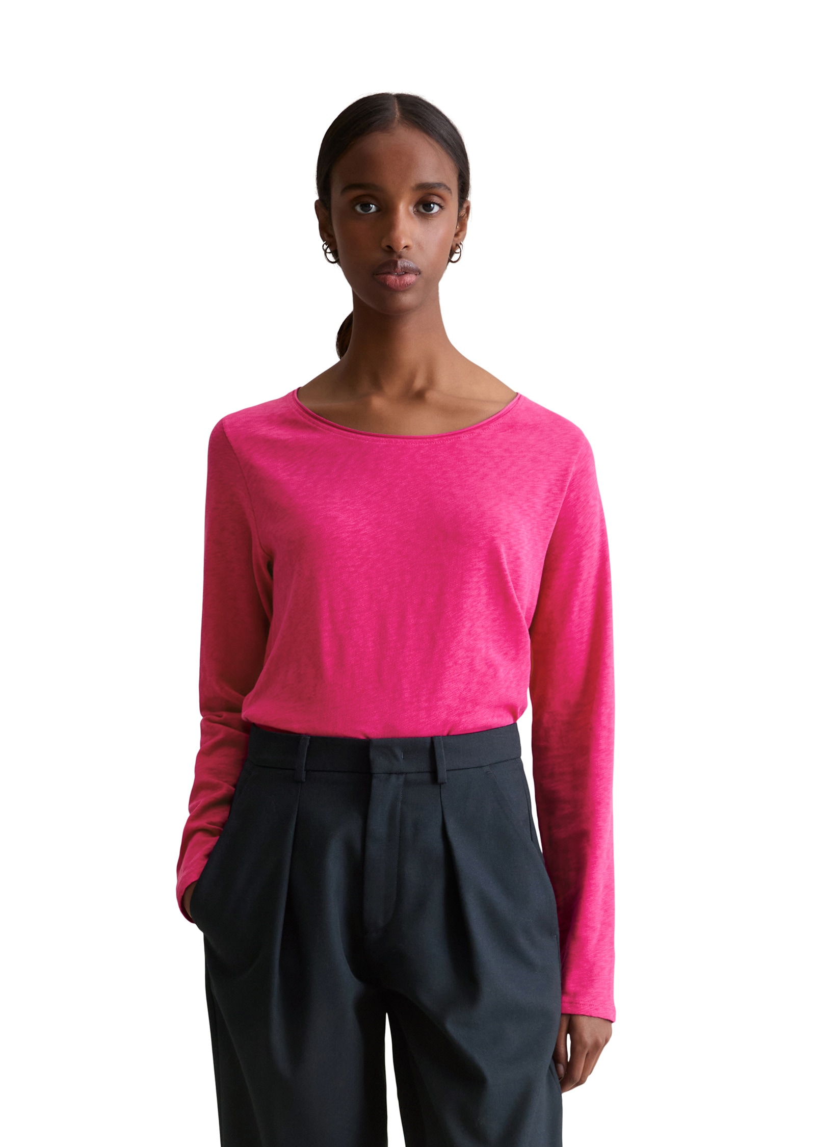 Marc OPolo DENIM Langarmshirt "aus Organic Cotton" günstig online kaufen