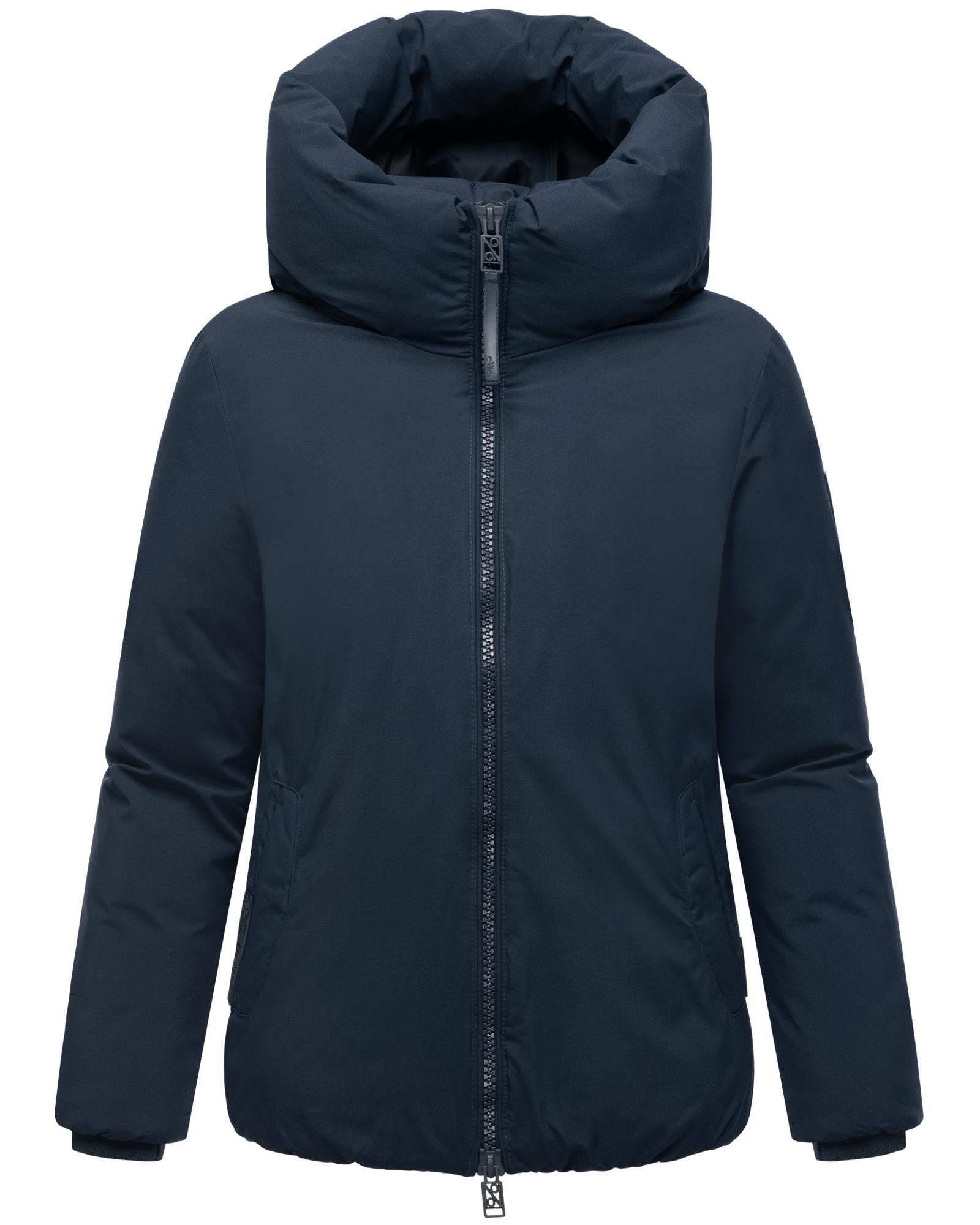Navahoo Winterjacke »Blütenlicht 14«, mit Kapuze, Warme Damenjacke mit hohem Kragen