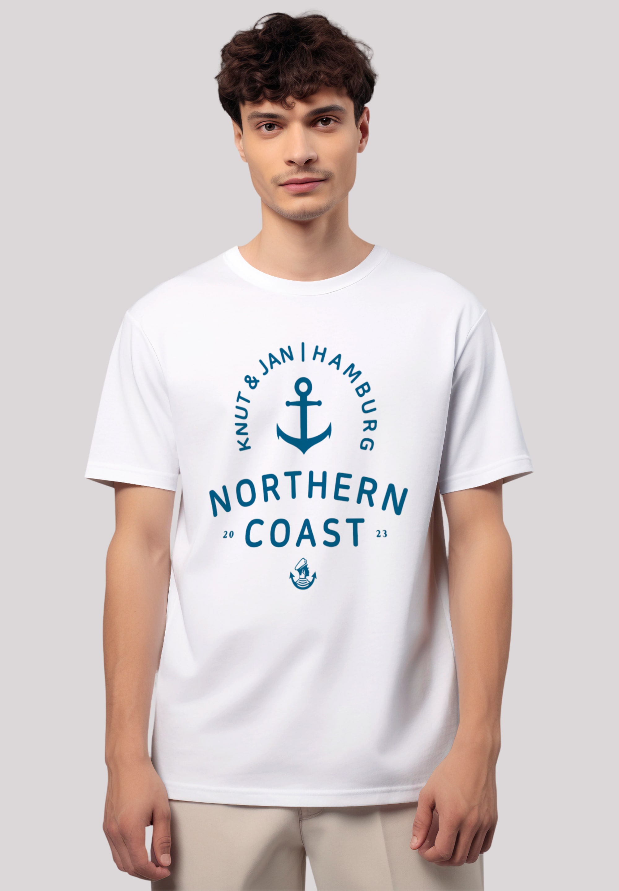 F4NT4STIC T-Shirt "Nordsee Knut & Jan Hamburg", Premium Qualität günstig online kaufen