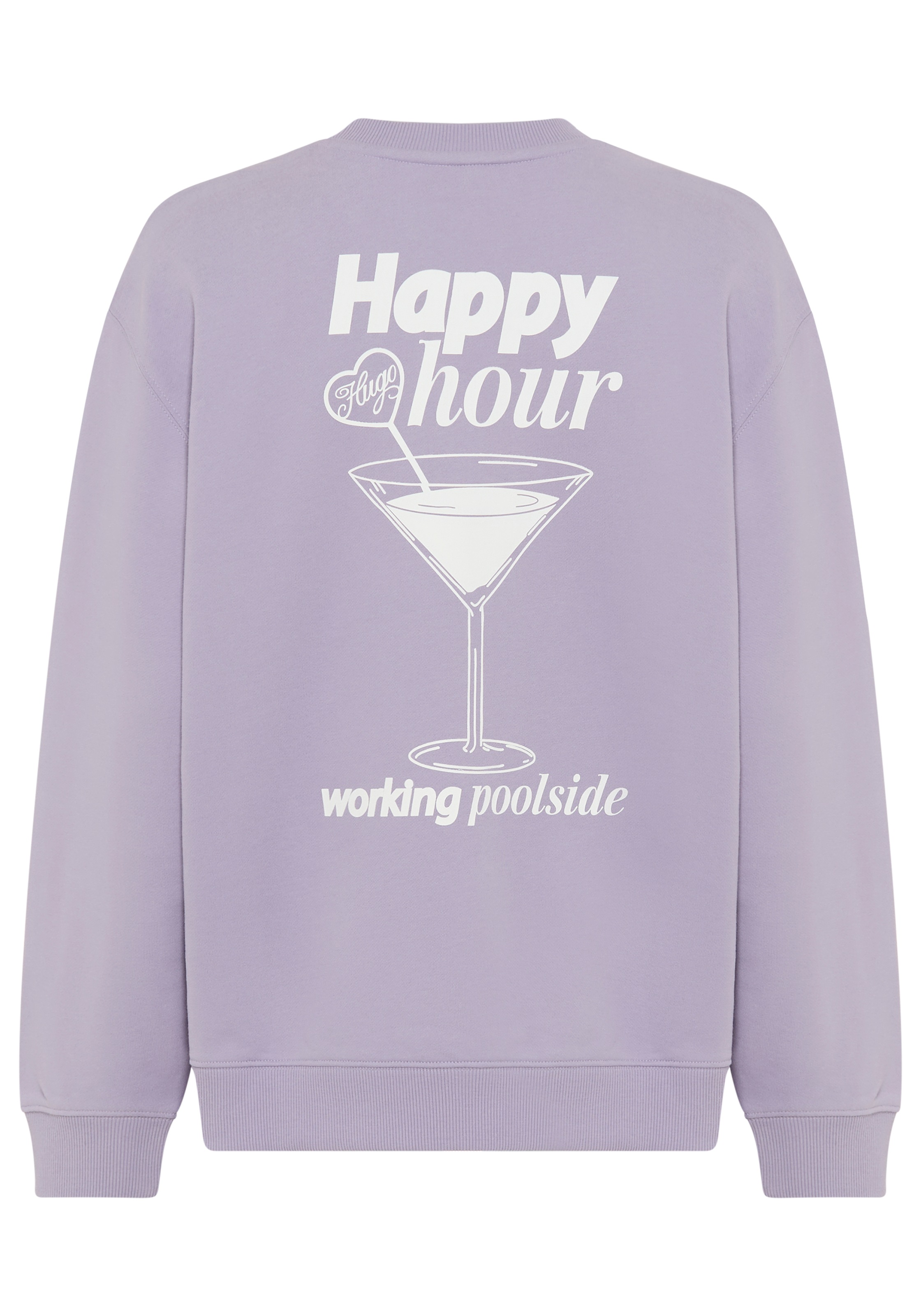 HUGO Blue Sweatshirt "Classic Crew", mit großem Rückenprint günstig online kaufen