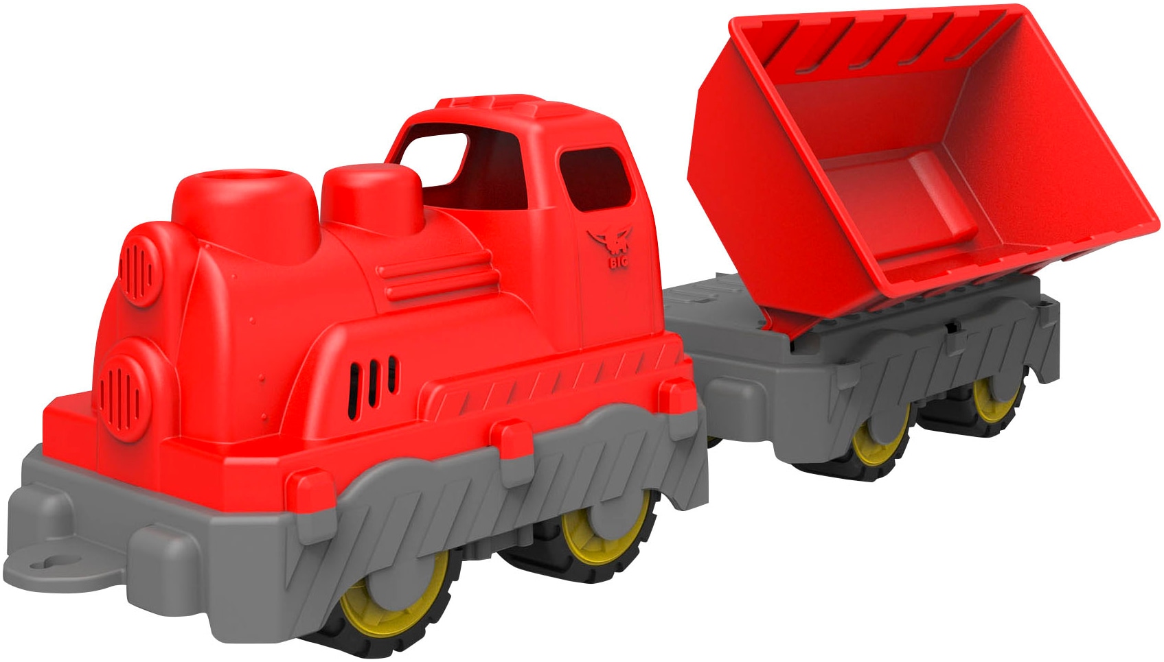 BIG Spielzeug-Lokomotive »BIG Power Worker Mini Zug mit Wagon«, Made in Germany