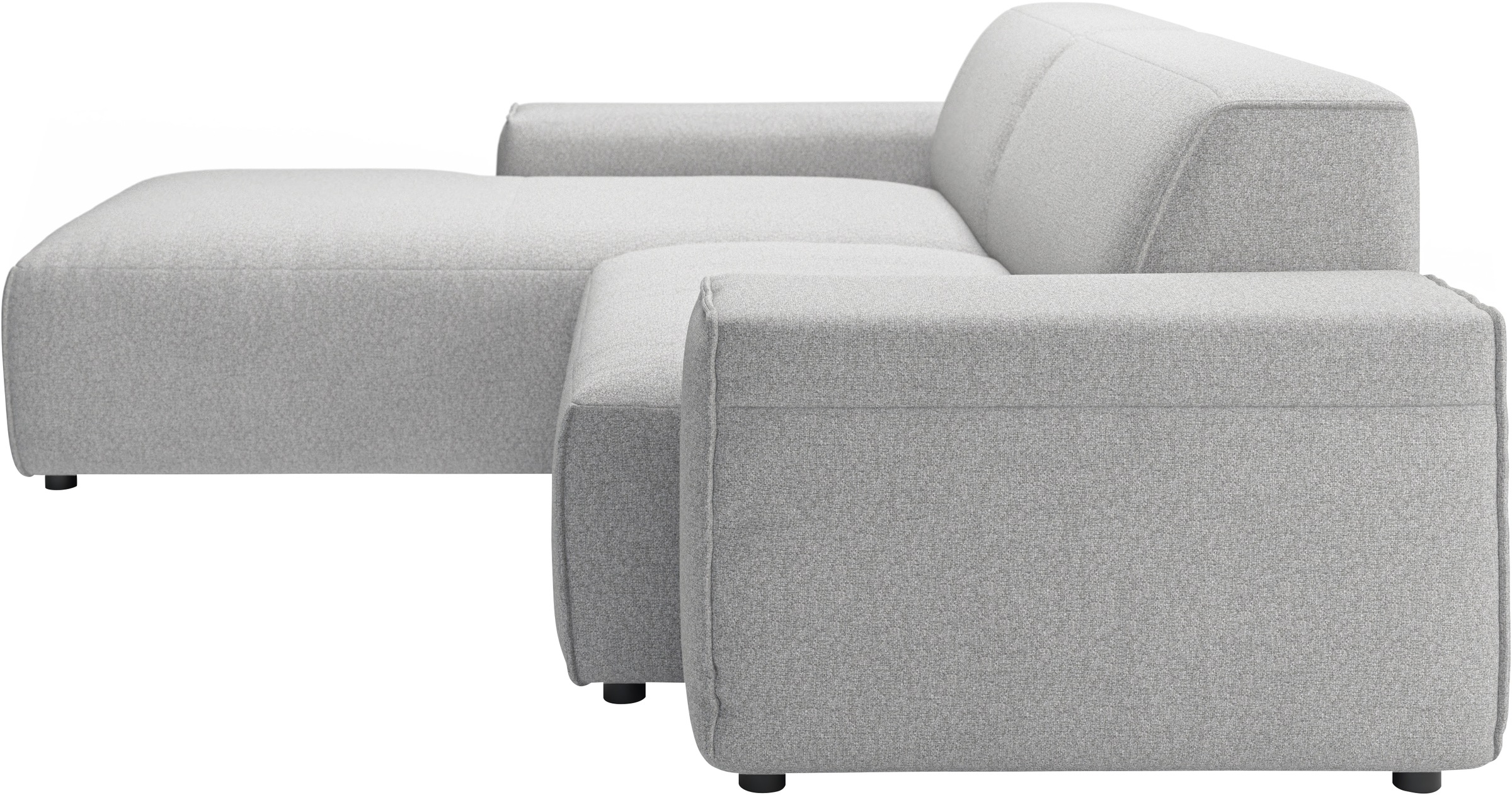 andas Ecksofa »Glimminge L-Form auch in Breitcord, Feincord + Easy care-Bezug,«, Breite 234, Zierkissen