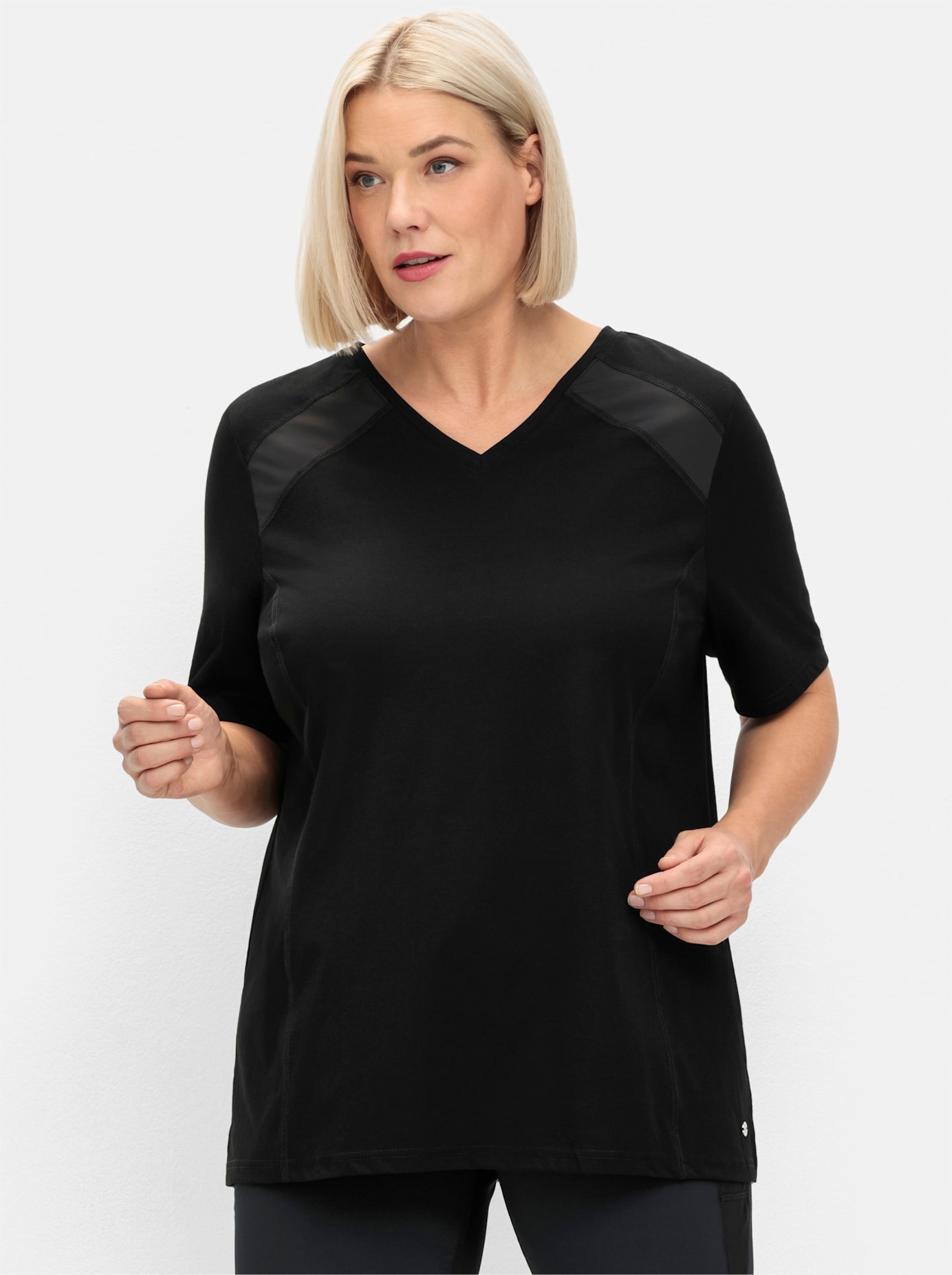 Sheego Funktionsshirt "Funktionsshirt" 1 Stk. tlg. günstig online kaufen