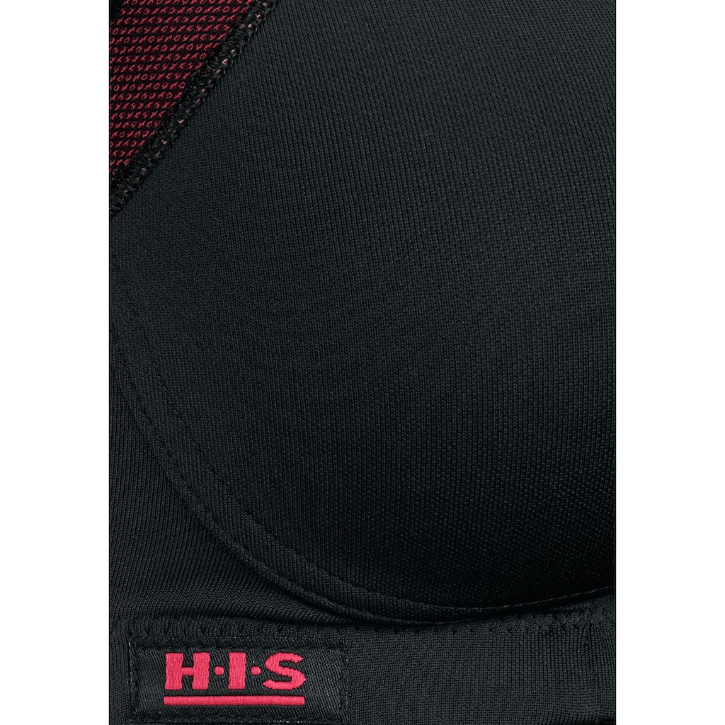 H.I.S Sport-BH, ohne Bügel, mit COOLMAX für Sportarten mit starker Belastbarkeit