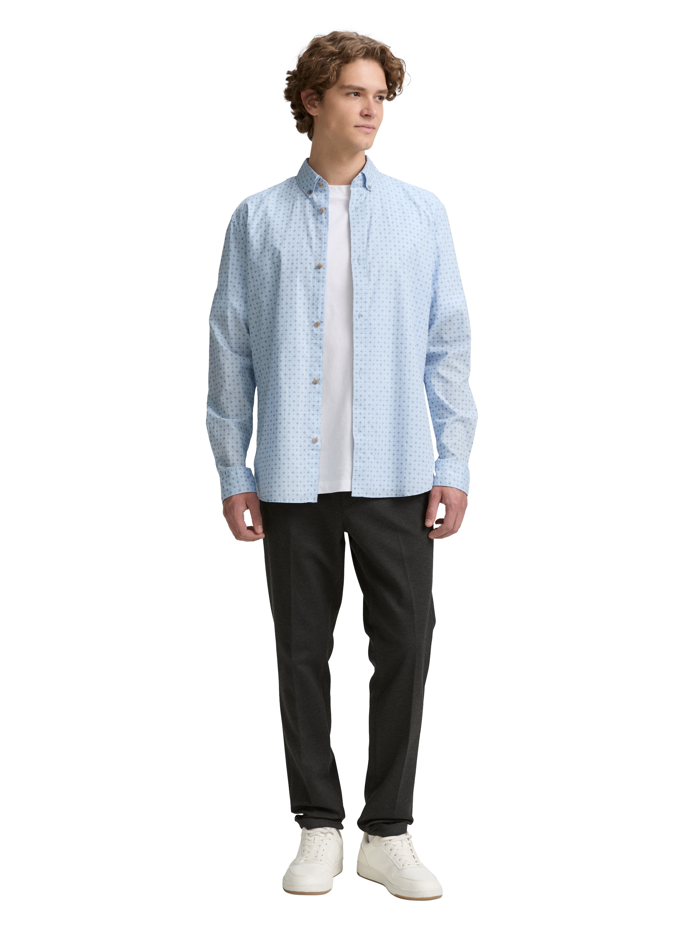 TOM TAILOR Denim Langarmhemd »POPLIN«, mit Streifenmuster