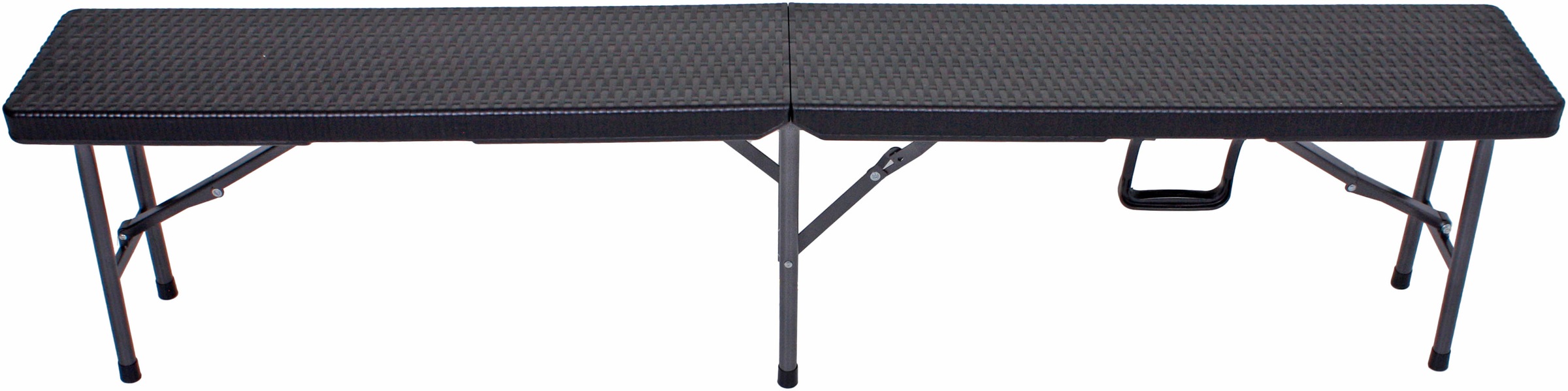 Bierzeltgarnitur GARDEN PLEASURE "Ventana", schwarz, ausziehbar, Sitzmöbel-Sets, Kunststoff 3