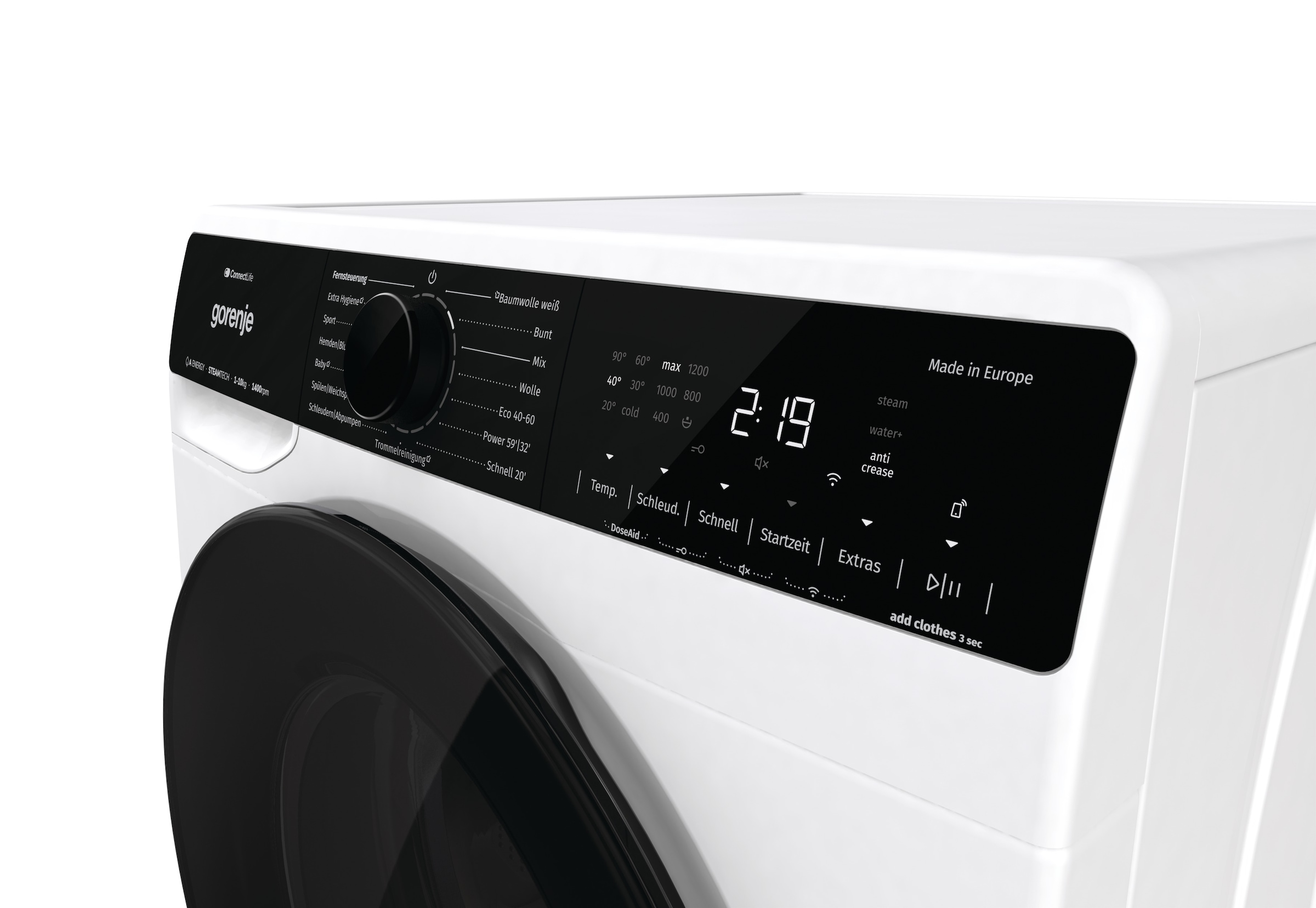 GORENJE Waschmaschine »WPNA14A2TS«, 10 kg, 1400 U/min, Energieklasse A-30%