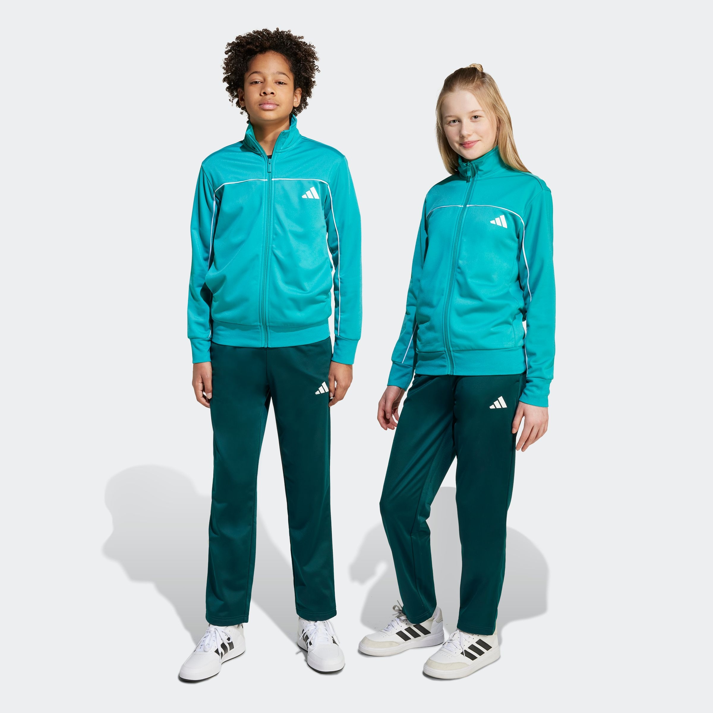 adidas Sportswear Trainingsanzug "J CP TR TS" 2 Stk. für Kinder und Teens, zweiteiliges Set, mit Stehkragen