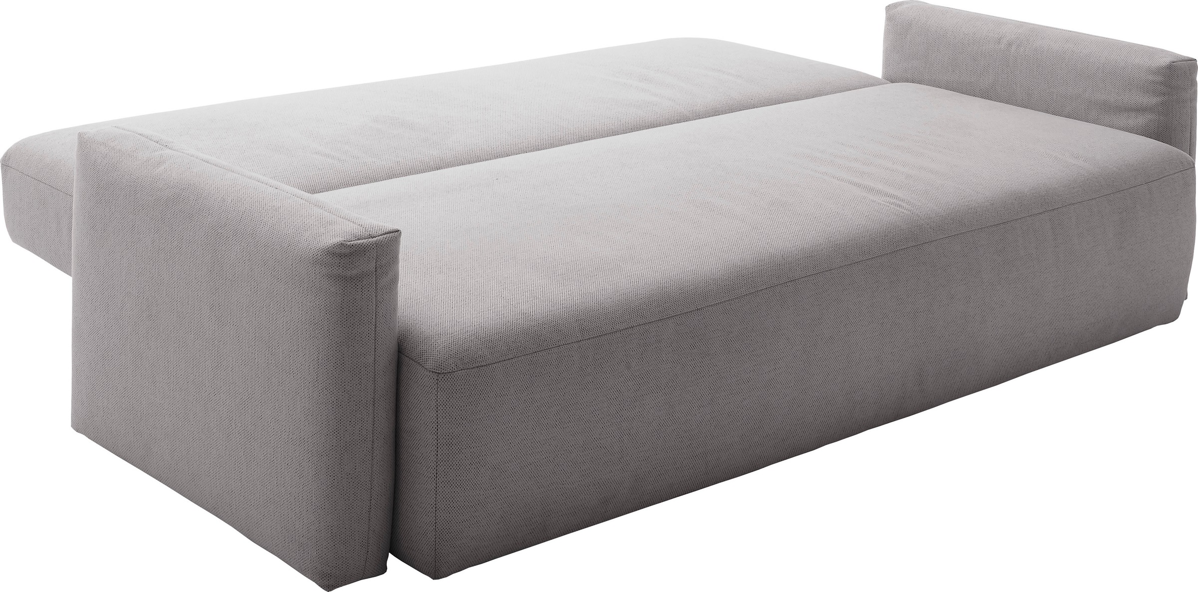 INOSIGN Schlafsofa »Donka Dauerschläfer-geeignet, belastbar bis 270 kg, incl. Bettlkasten«, mit Armlehnen, Breite 232 cm, auch in Cord, Tonnentaschen-Federkern