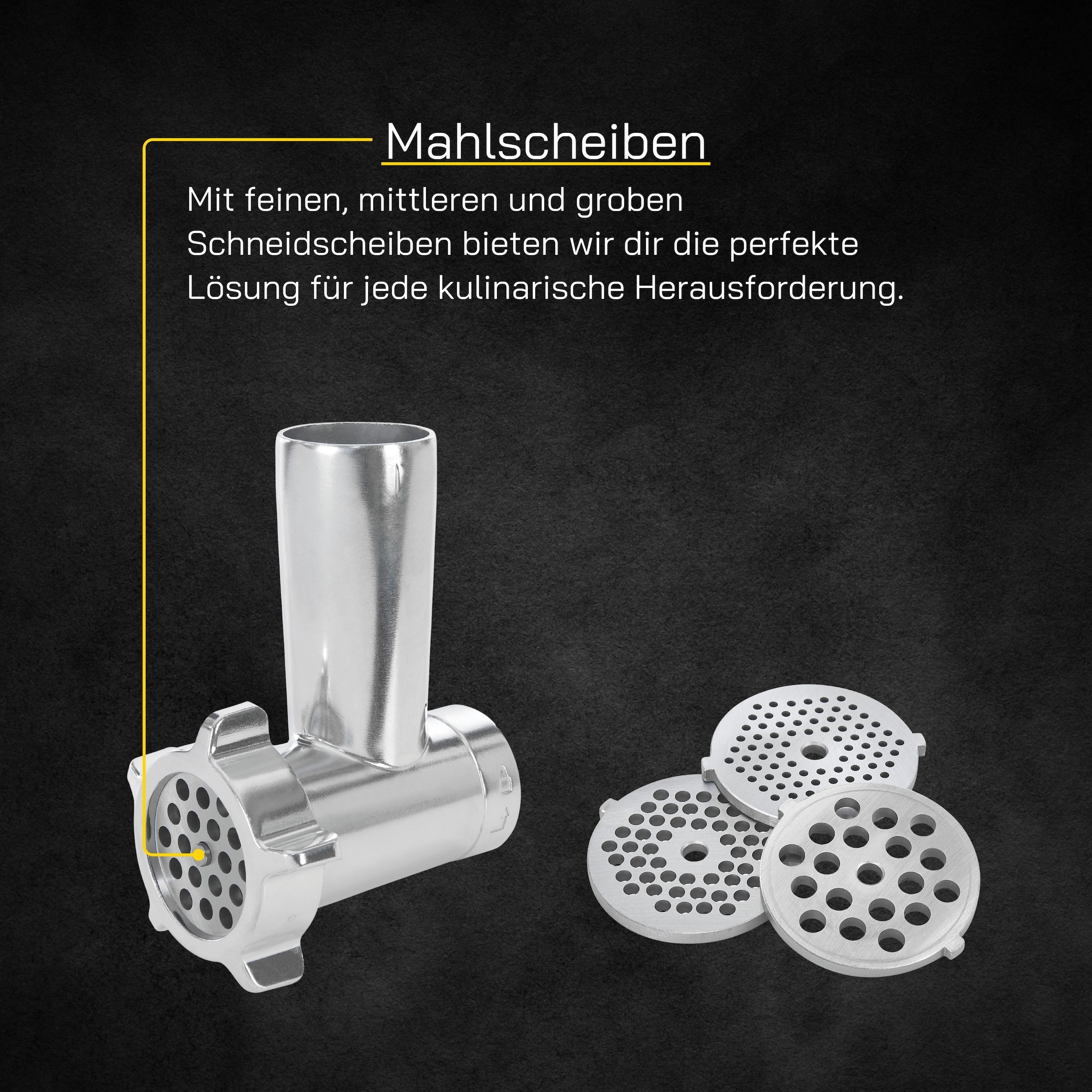 Gutfels Küchenmaschinen Zubehör-Set »FAKITCHEN 5010« Vielseitige Aufsätze – perfekte Ergebnisse für jede Zubereitung