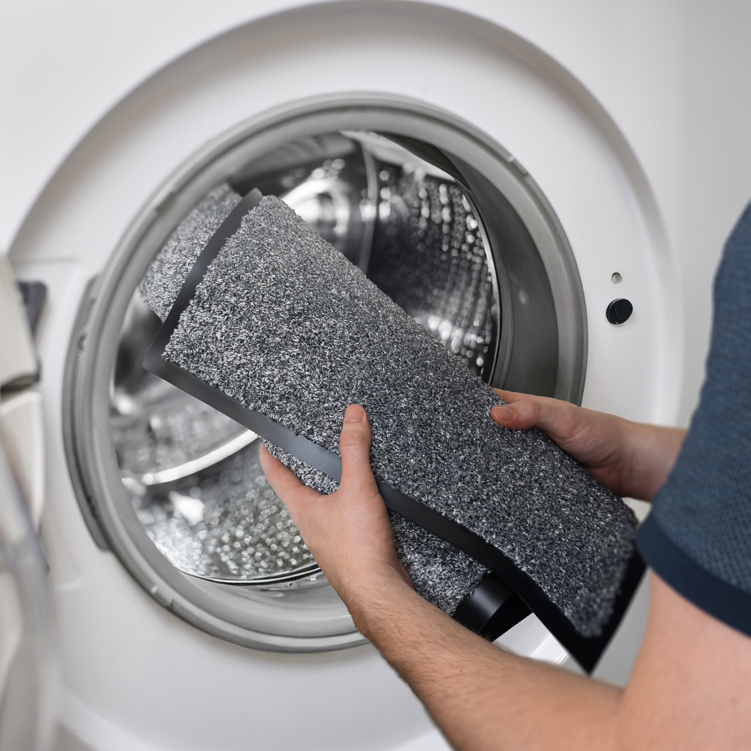 OTTO home Fußmatte »Vianne, Schmutzfangmatte Indoor, für Hausflur und Eingangsbereiche« rechteckig 10 mm Höhe Eingangsmatte, rutschfeste Unterseite, meliert, waschbar