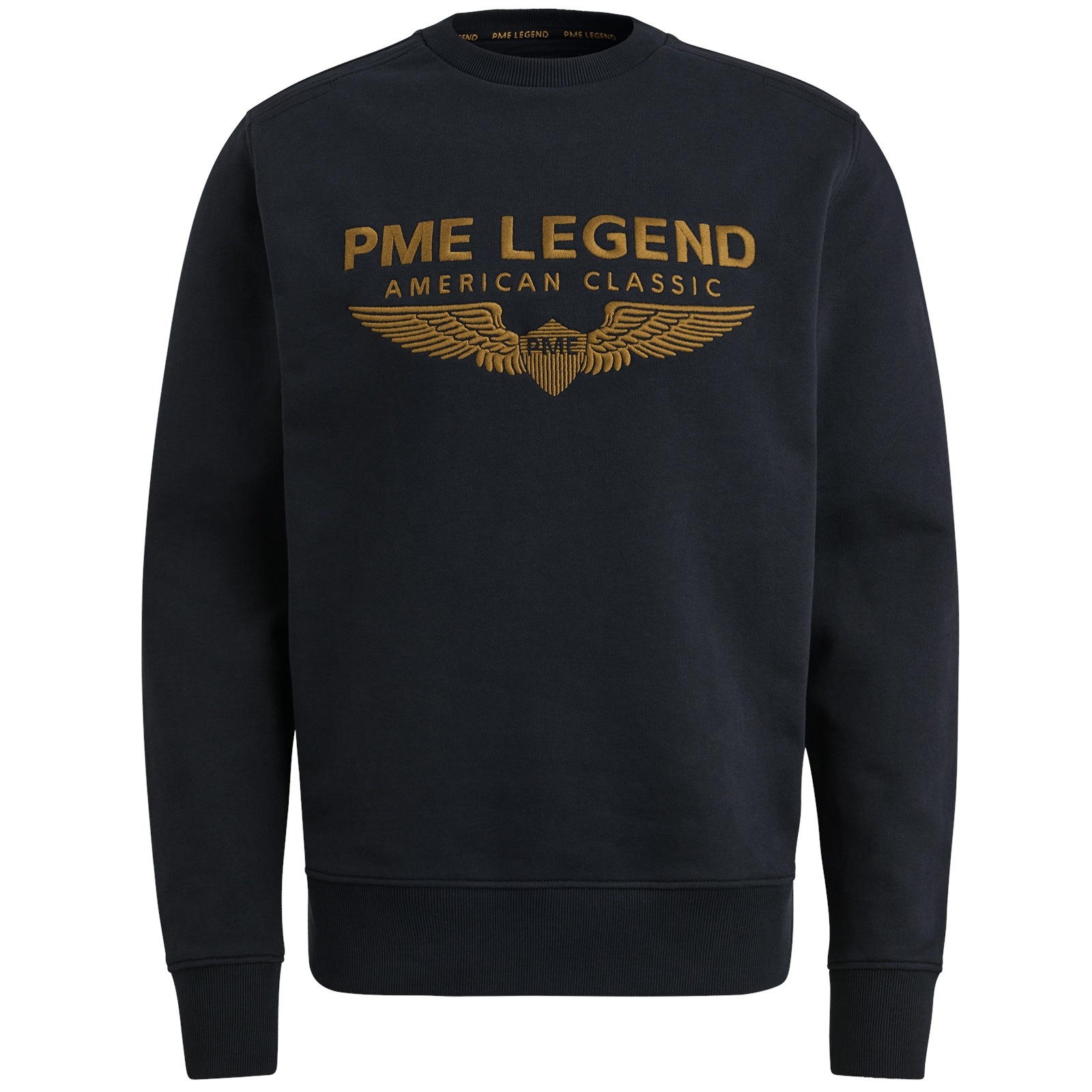 PME LEGEND Sweatshirt »Crewneck soft terry with logo«, mit Logo Stickerei