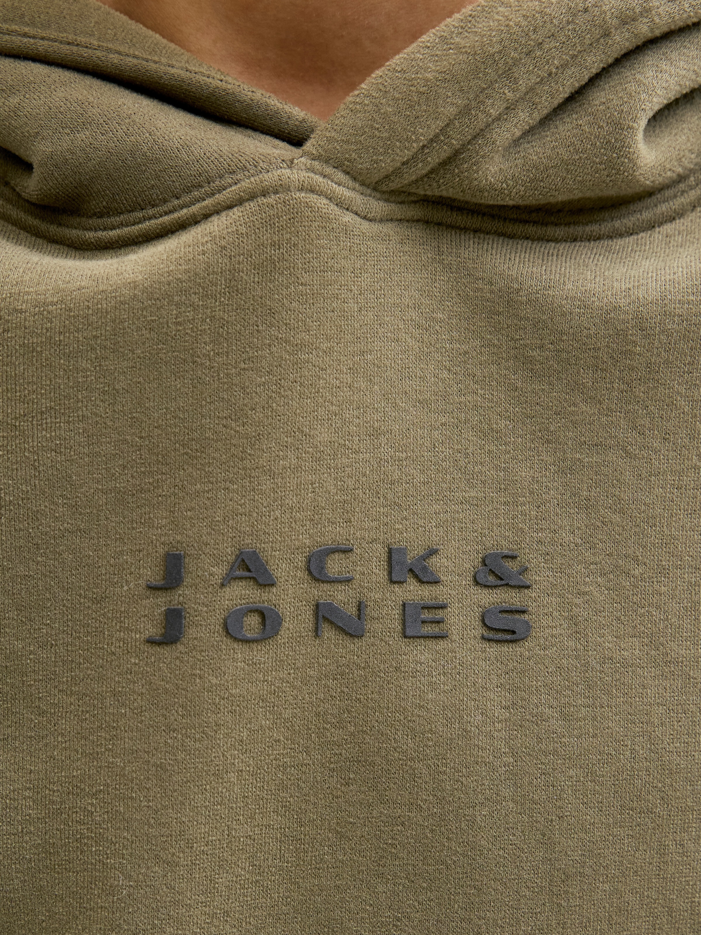 Jack & Jones Junior Kapuzensweatshirt »JCOPOINT SWEAT BADGE HOOD JNR«
