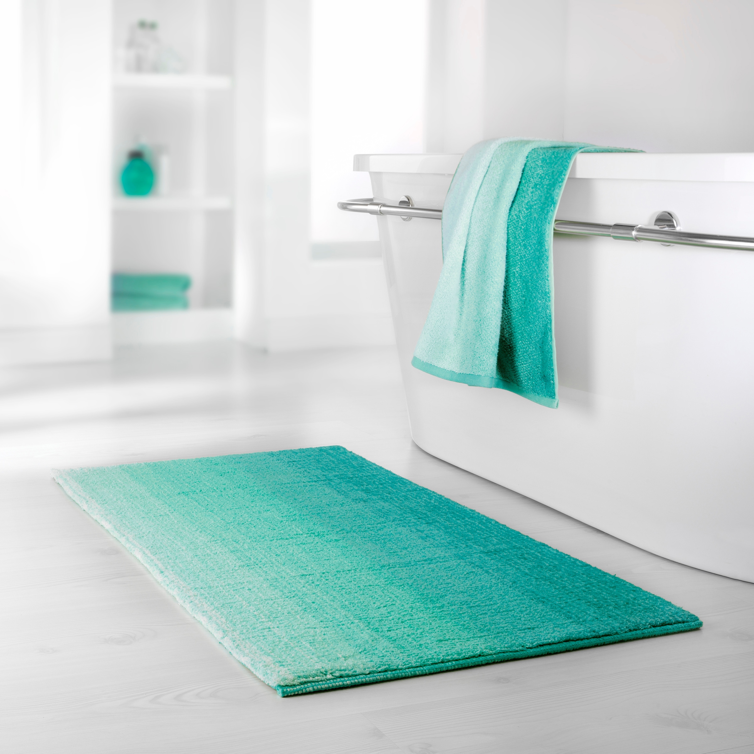 Dyckhoff Badematte "Colori 09285" Höhe 14 mm fußbodenheizungsgeeignet günstig online kaufen