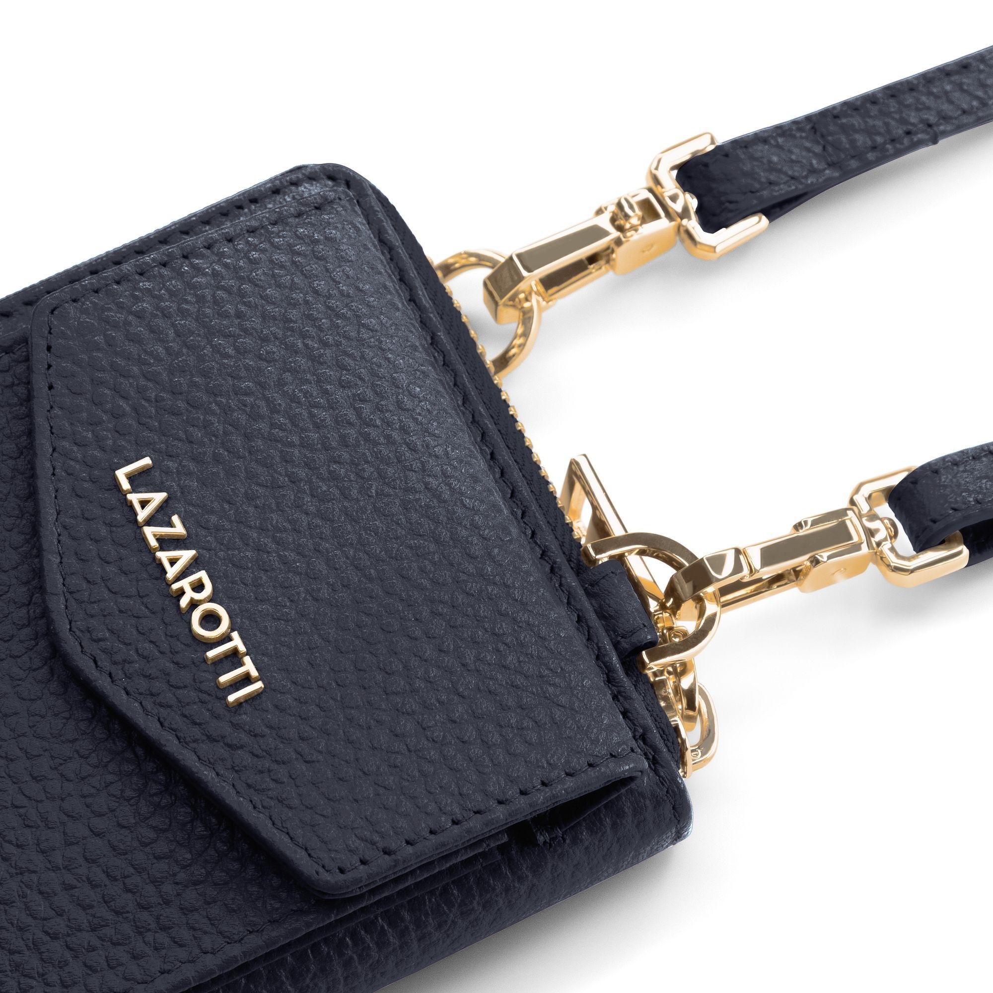 Lazarotti Smartphone-Hülle »Bologna Leather Zip-Around Geldbörse Handytasche Leder 19 cm«