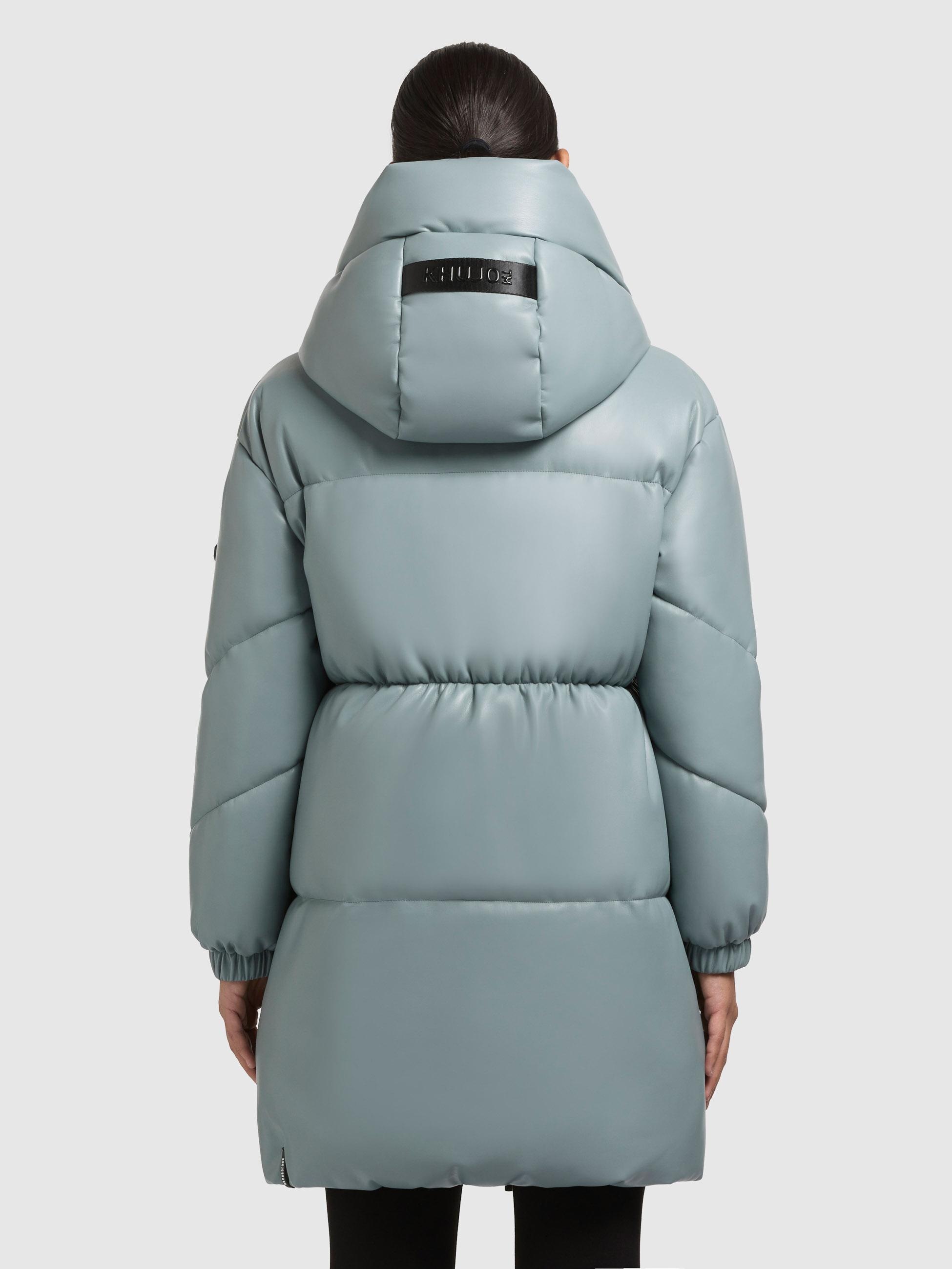 Thumbnail - khujo Wintermantel "Lorsa" Winter Steppmantel in Kunstlederoptik